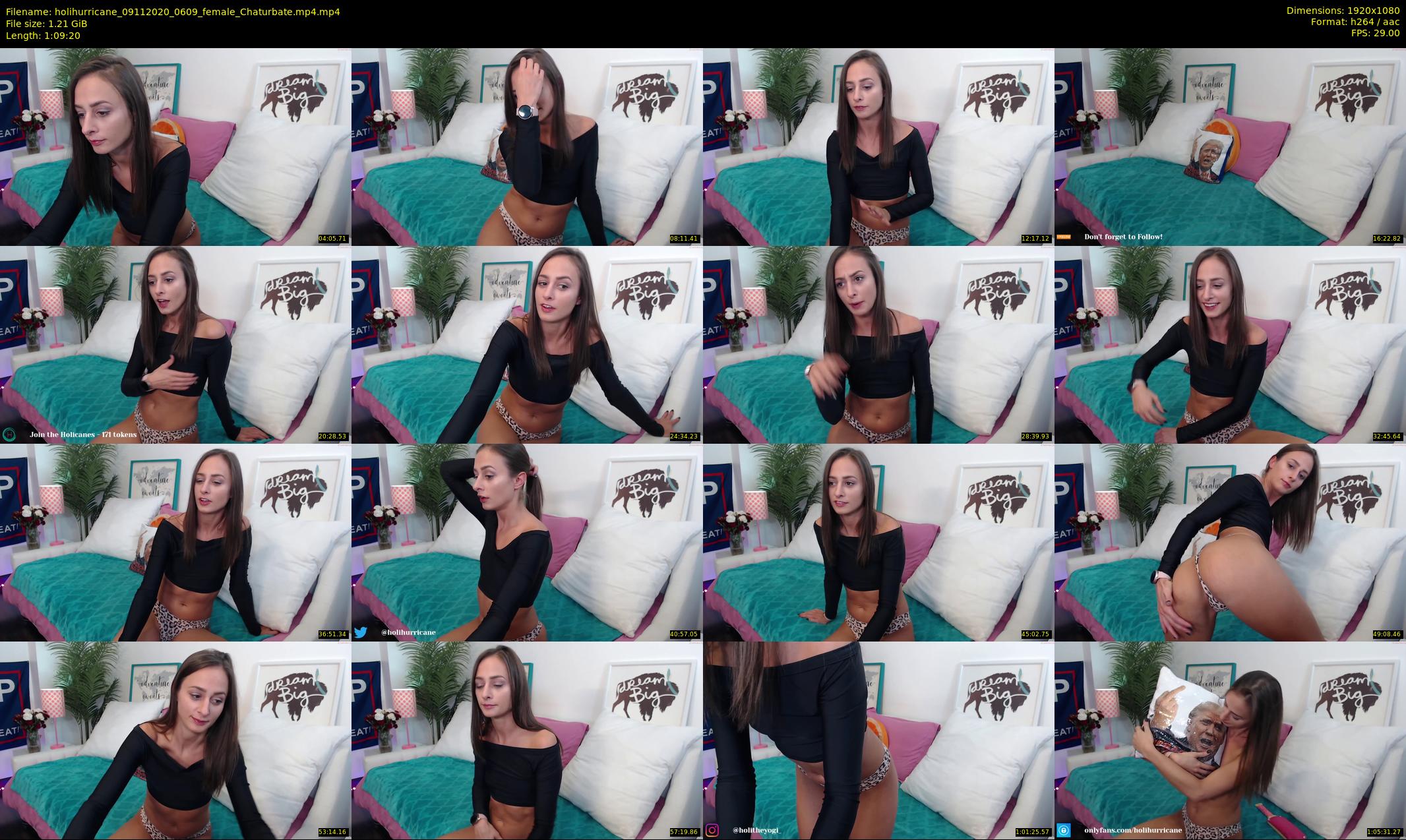 holihurricane — 70 minute Chaturbate female cam show recording, 1080p, Nov 9, 2020