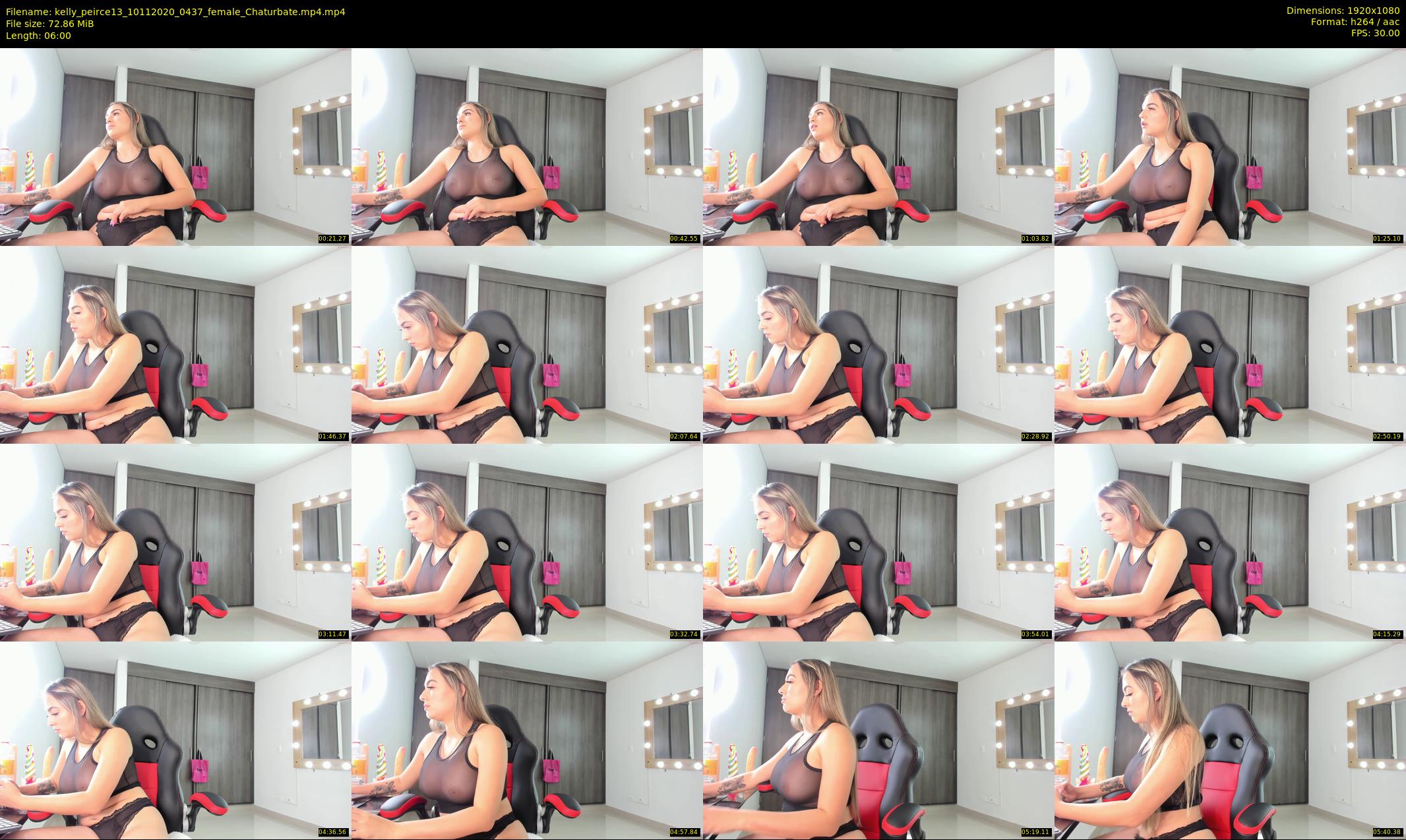 kelly_peirce13 — 6 minute Chaturbate female cam show recording, 1080p, Nov 10, 2020