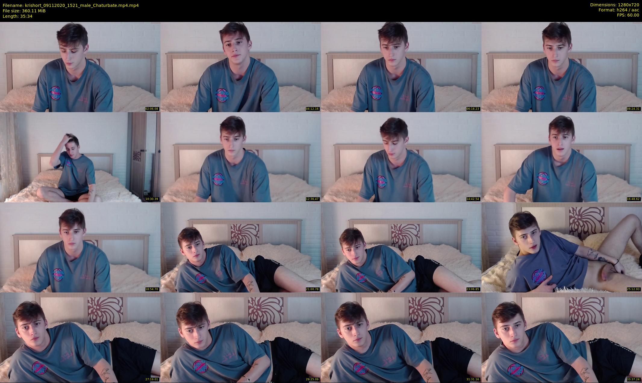 krishort — 36 minute Chaturbate male cam show recording, 720p, Nov 9, 2020