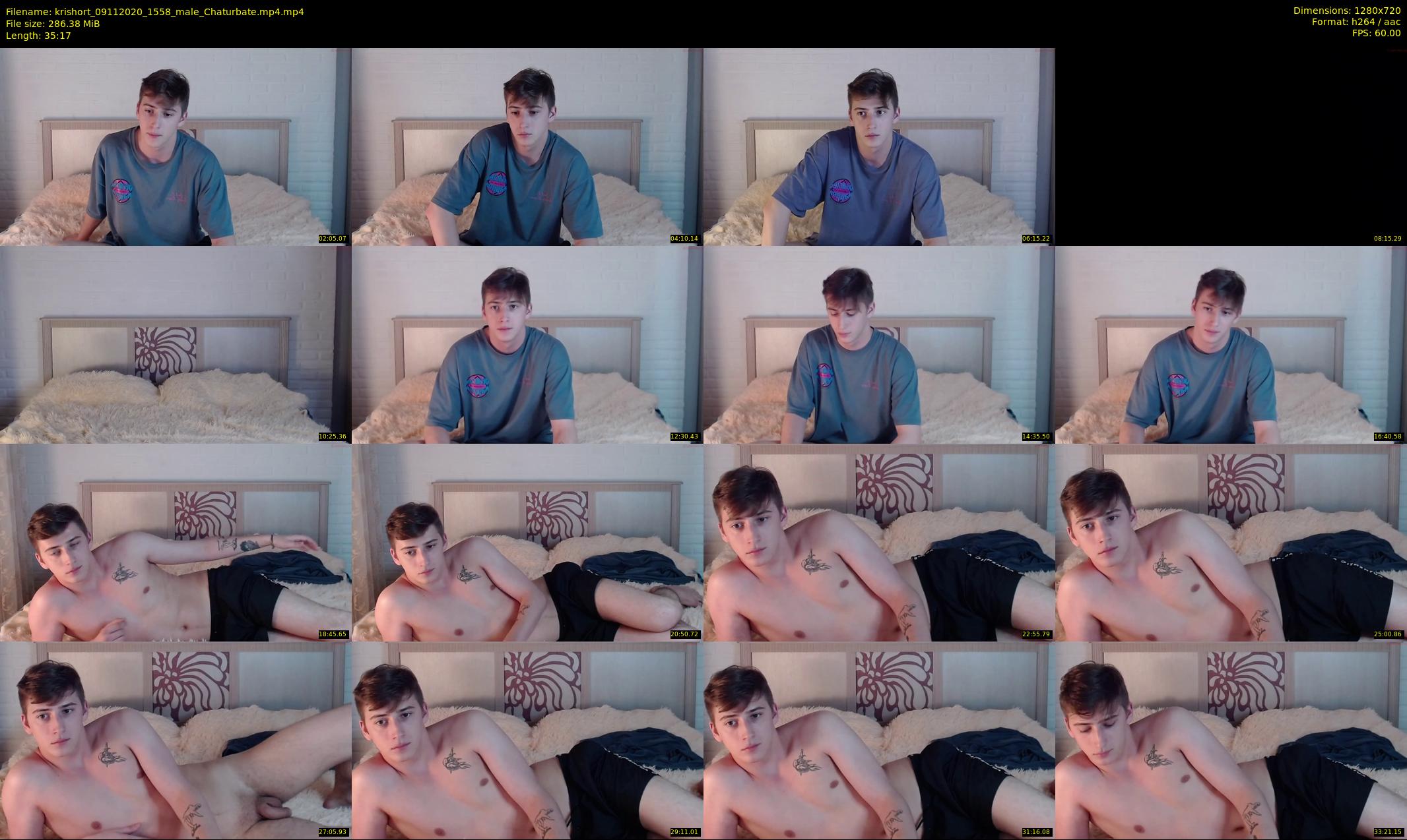 krishort — 36 minute Chaturbate male cam show recording, 720p, Nov 9, 2020