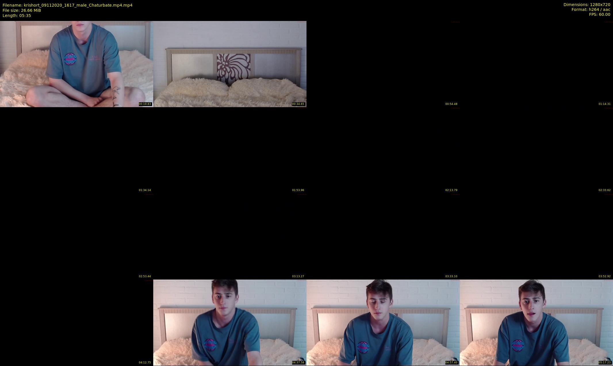 krishort — 6 minute Chaturbate male cam show recording, 720p, Nov 9, 2020