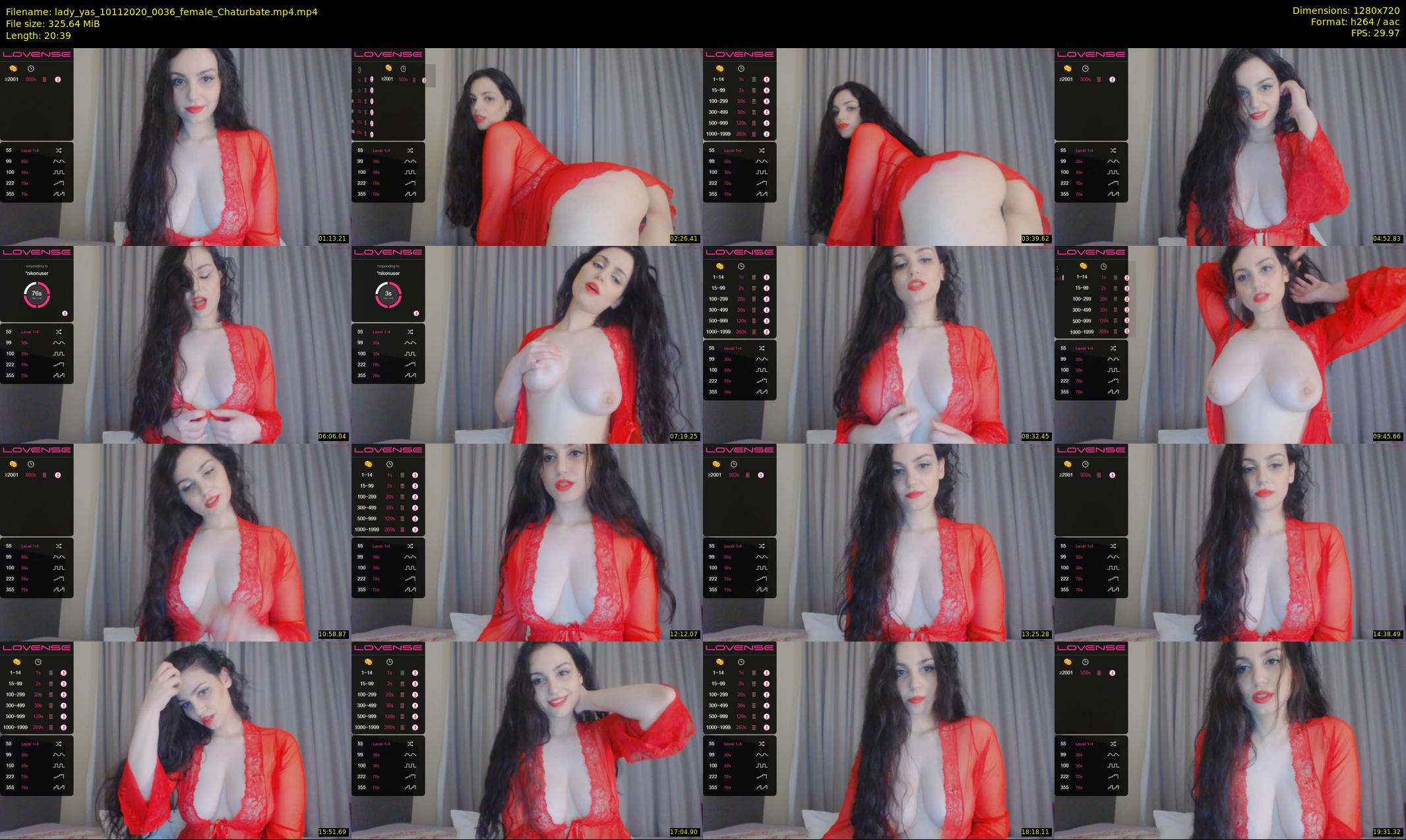 lady_yas — 21 minute Chaturbate female cam show recording, 720p, Nov 10, 2020