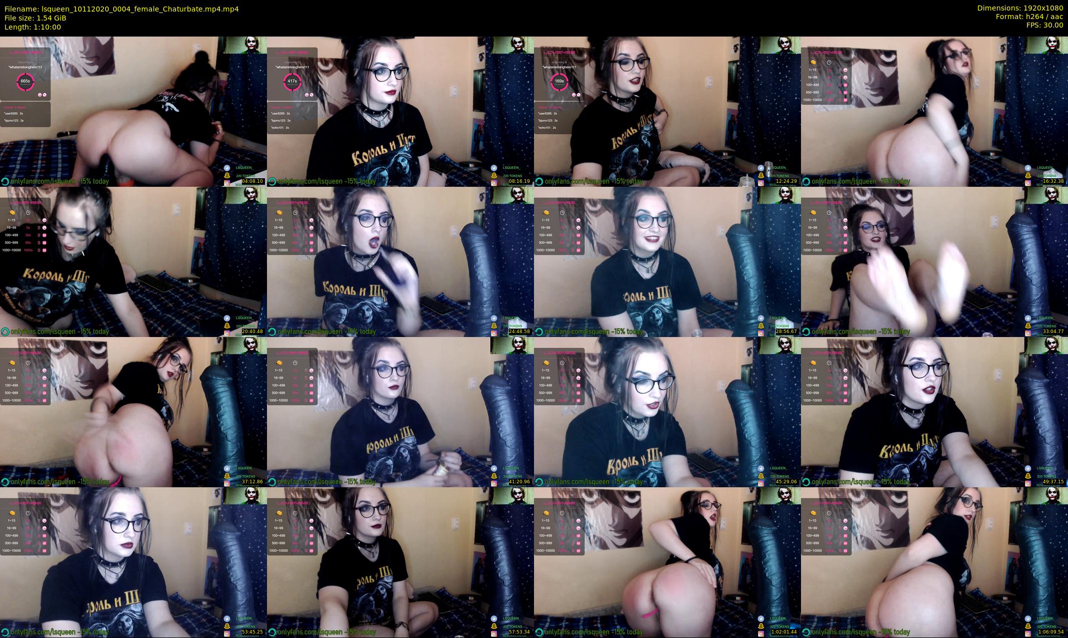 lsqueen — 70 minute Chaturbate female cam show recording, 1080p, Nov 10, 2020