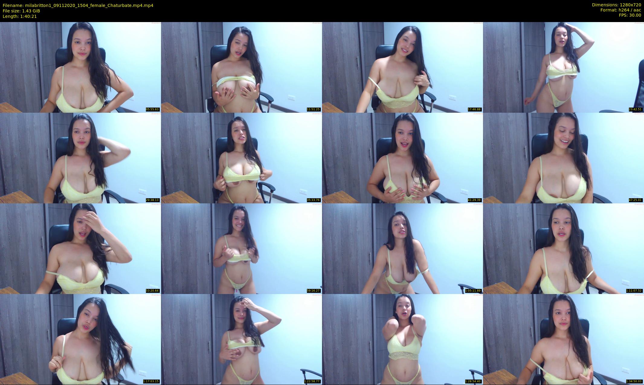 milabritton1 — 101 minute Chaturbate female cam show recording, 720p, Nov 9, 2020