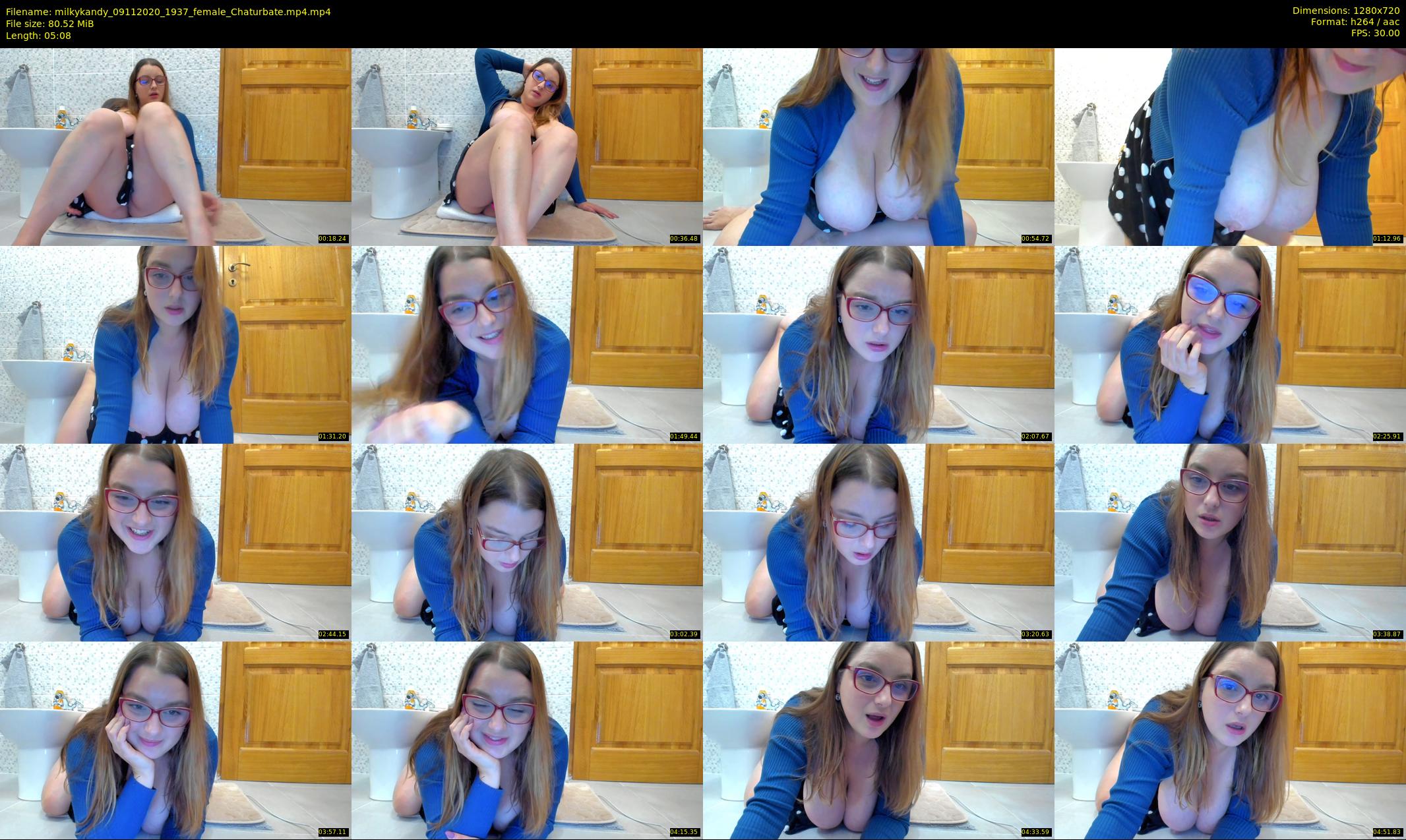 milkykandy — 6 minute Chaturbate female cam show recording, 720p, Nov 9, 2020