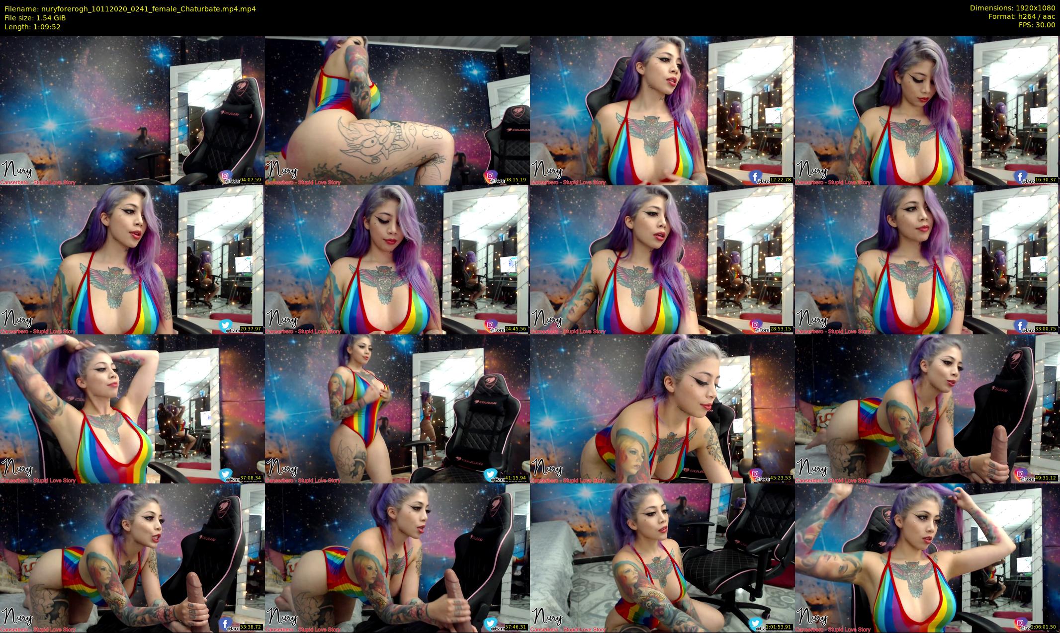 nuryforerogh — 70 minute Chaturbate female cam show recording, 1080p, Nov 10, 2020