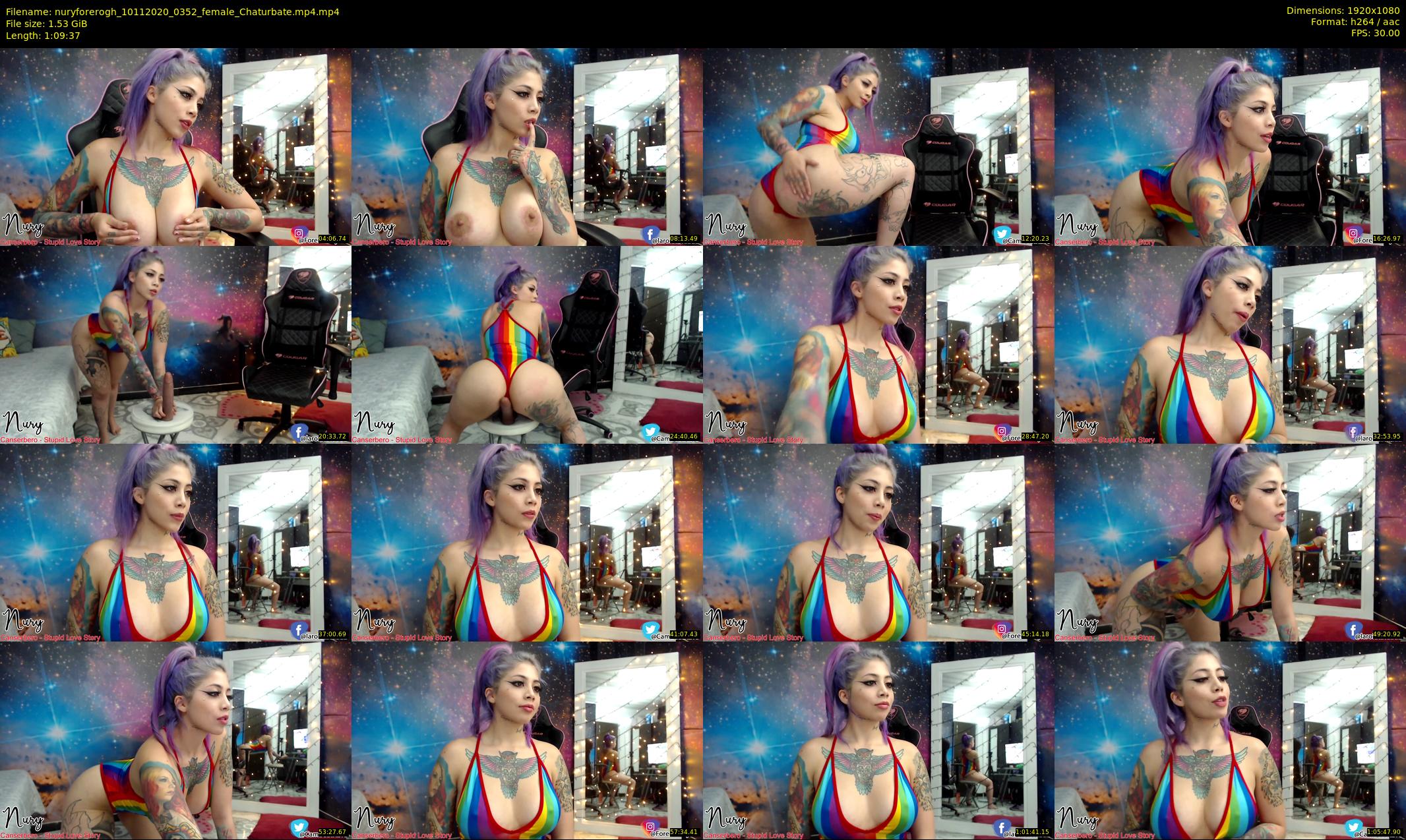 nuryforerogh — 70 minute Chaturbate female cam show recording, 1080p, Nov 10, 2020
