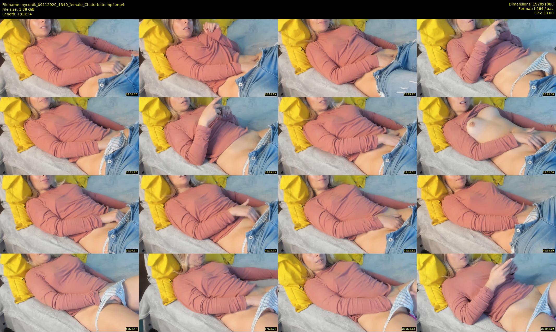 nyconik — 70 minute Chaturbate female cam show recording, 1080p, Nov 9, 2020