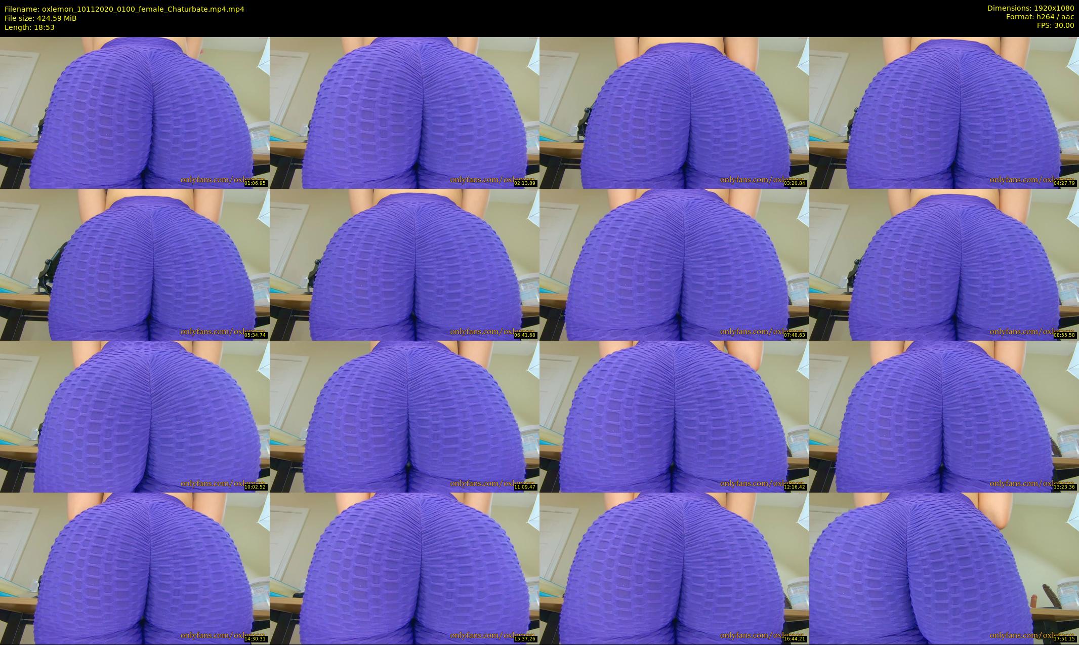 oxlemon — 19 minute Chaturbate female cam show recording, 1080p, Nov 10, 2020