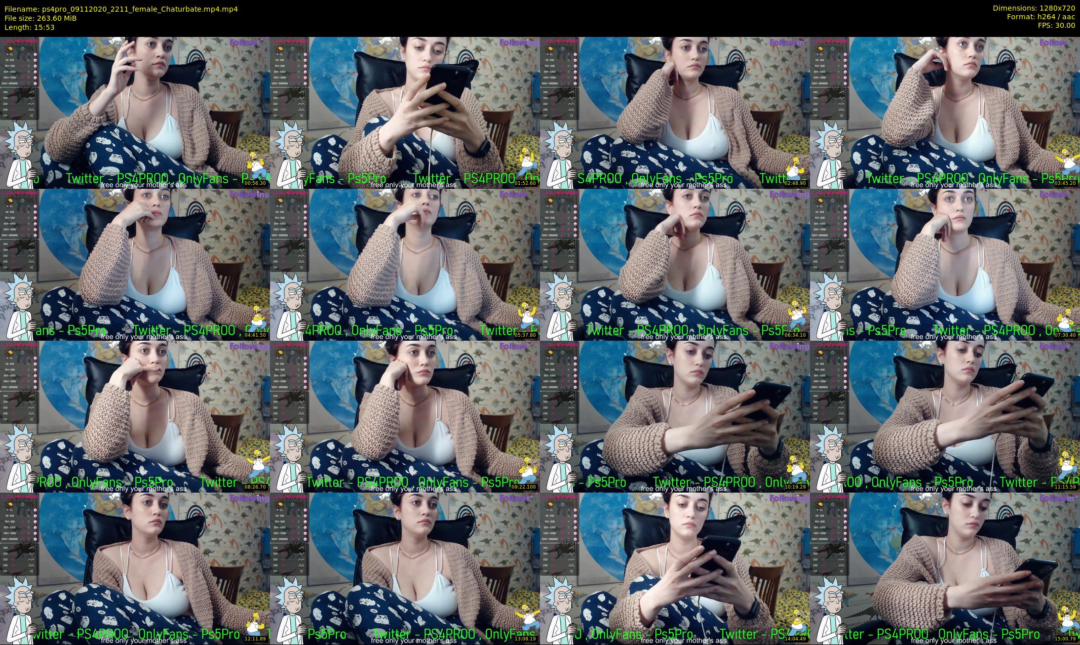 ps4pro — 16 minute Chaturbate female cam show recording, 720p, Nov 9, 2020