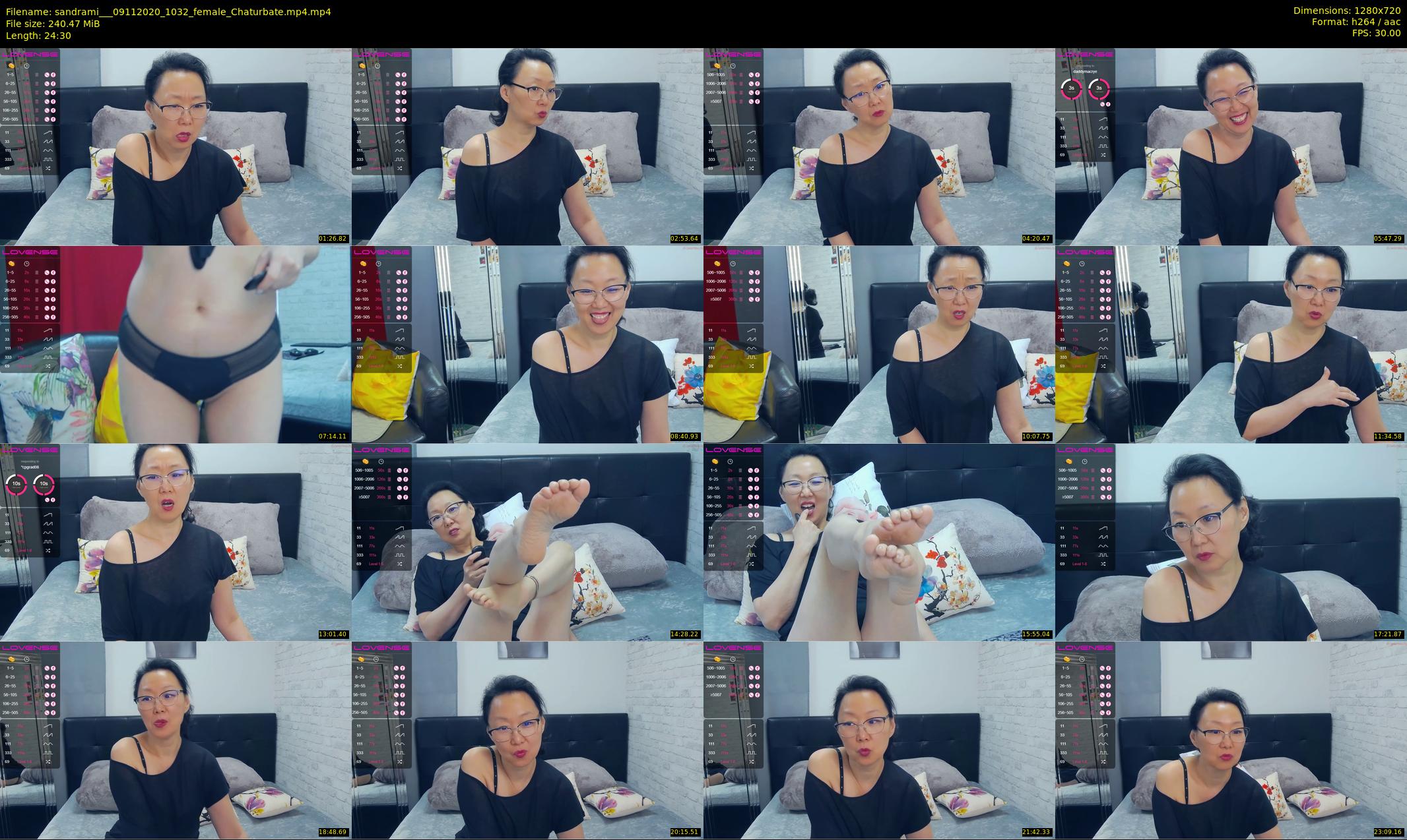 sandrami__ — 25 minute Chaturbate female cam show recording, 720p, Nov 9, 2020
