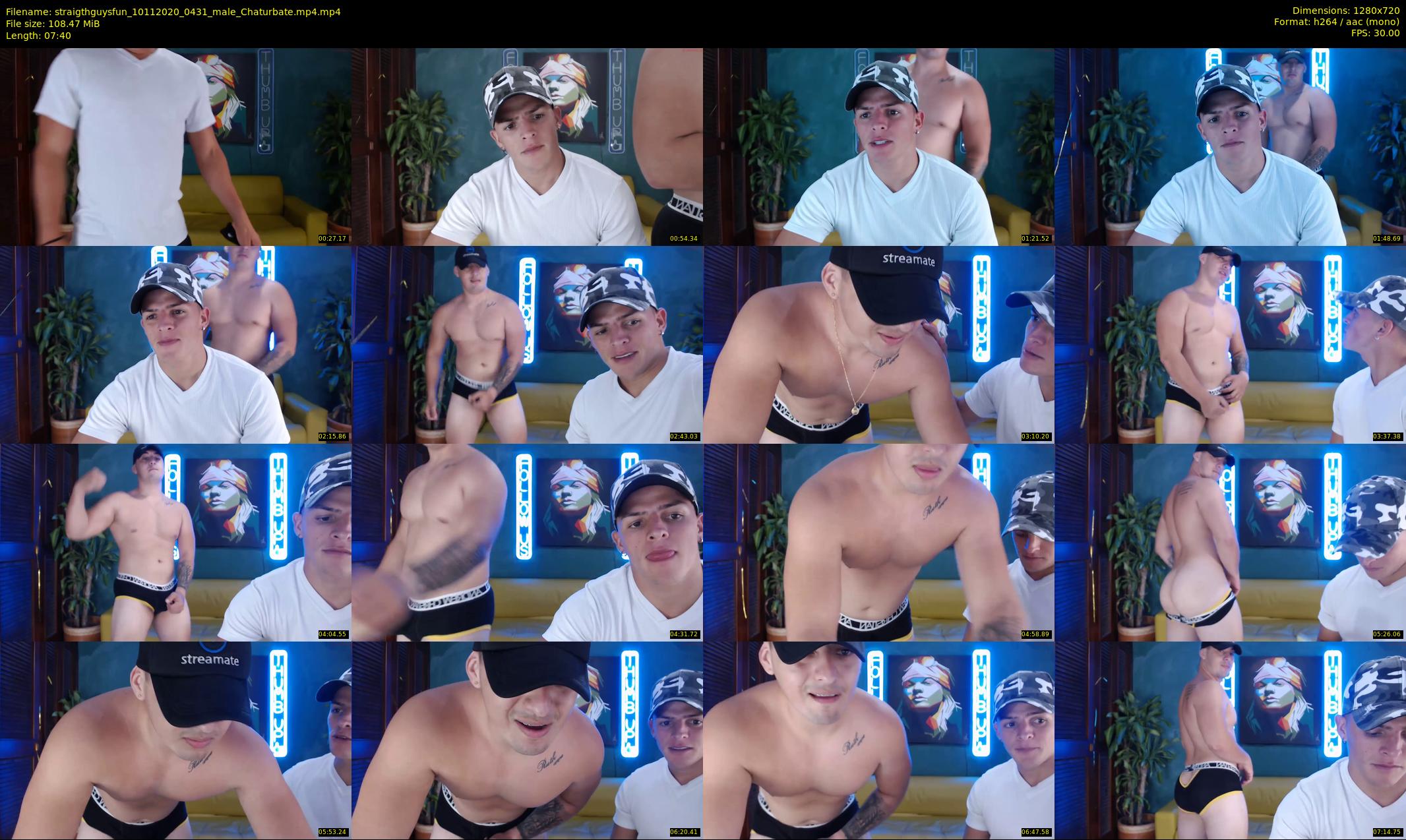 straigthguysfun — 8 minute Chaturbate male cam show recording, 720p, Nov 10, 2020