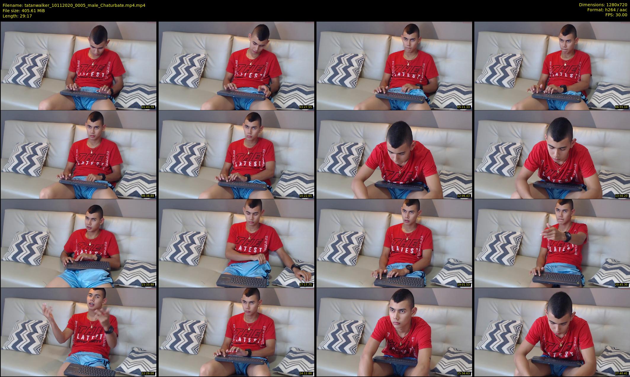 tatanwalker — 30 minute Chaturbate male cam show recording, 720p, Nov 10, 2020