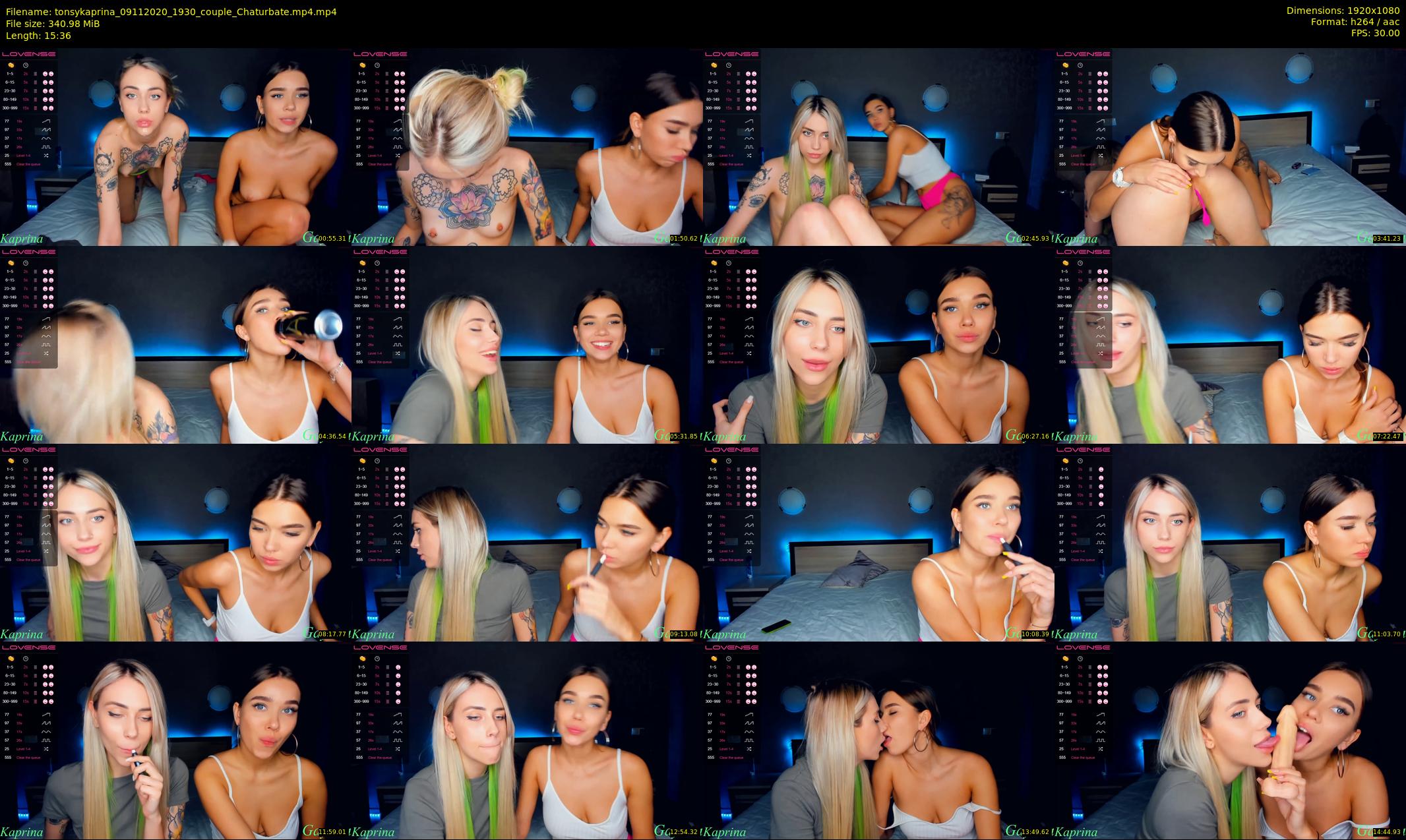 tonsykaprina — 16 minute Chaturbate couple cam show recording, 1080p, Nov 9, 2020