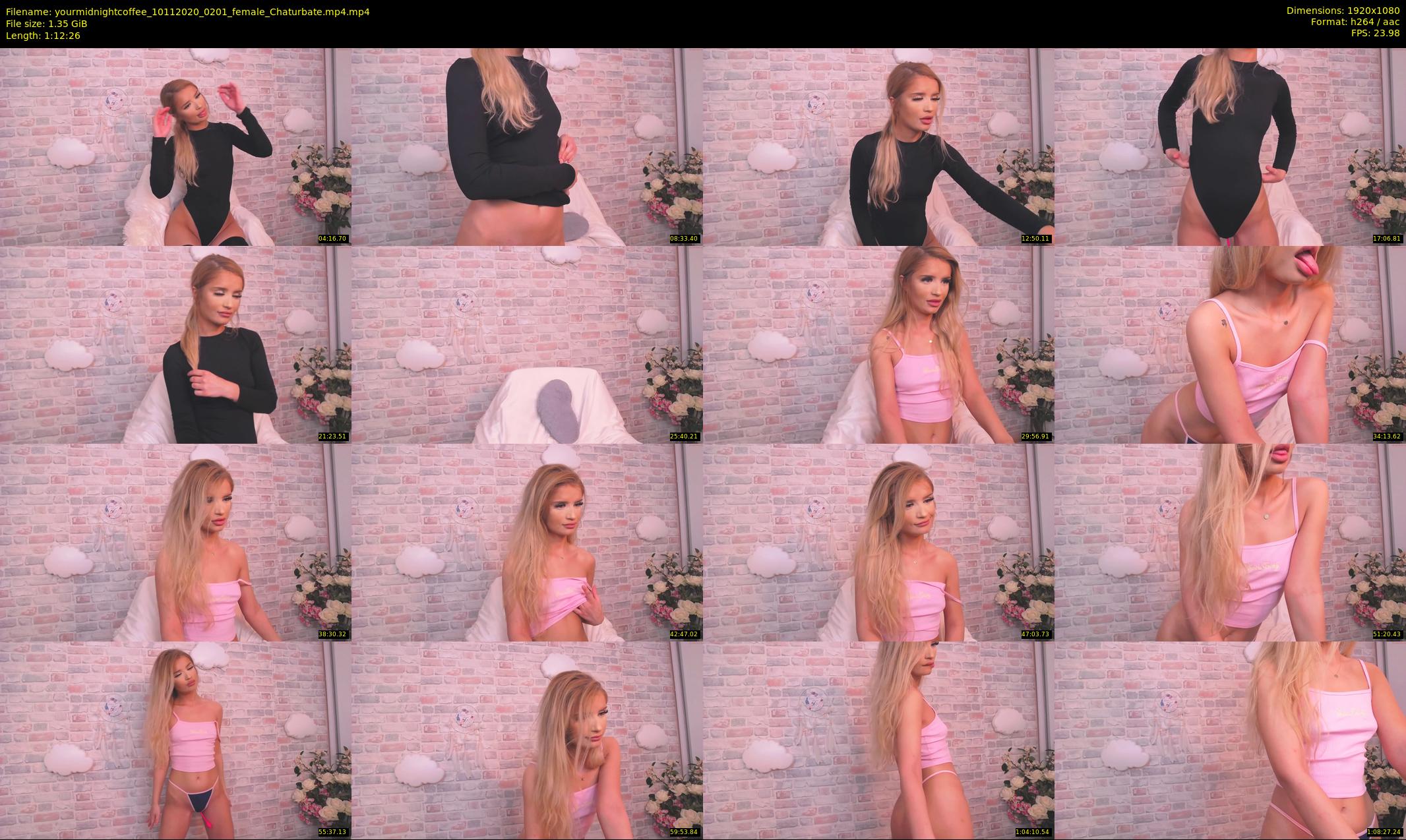 yourmidnightcoffee — 73 minute Chaturbate female cam show recording, 1080p, Nov 10, 2020