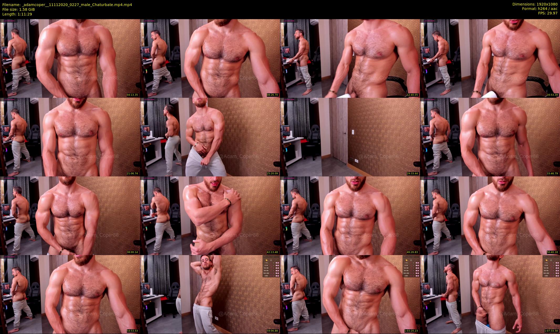 _adamcoper_ — 72 minute Chaturbate male cam show recording, 1080p, Nov 11, 2020