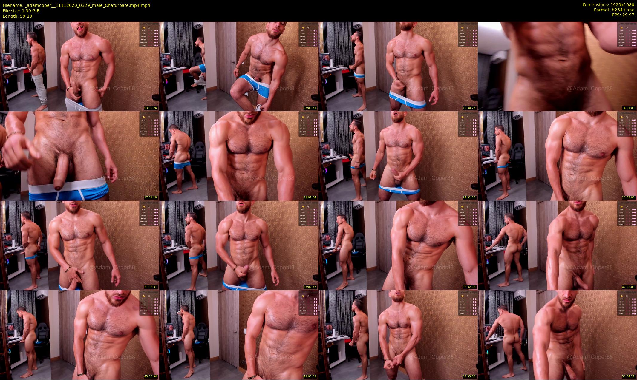 _adamcoper_ — 60 minute Chaturbate male cam show recording, 1080p, Nov 11, 2020