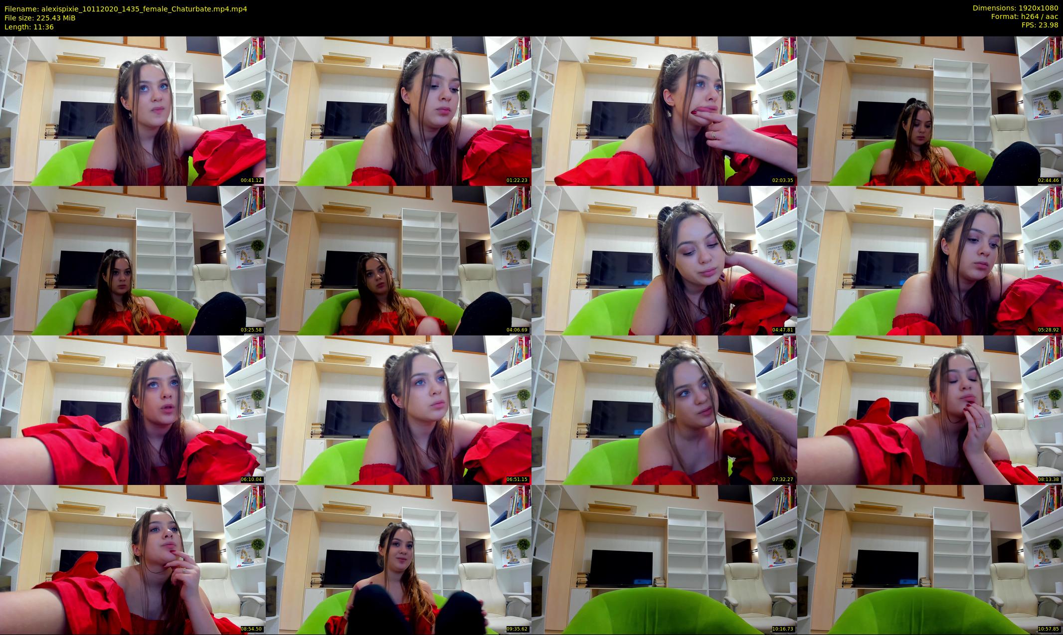 alexispixie — 12 minute Chaturbate female cam show recording, 1080p, Nov 10, 2020