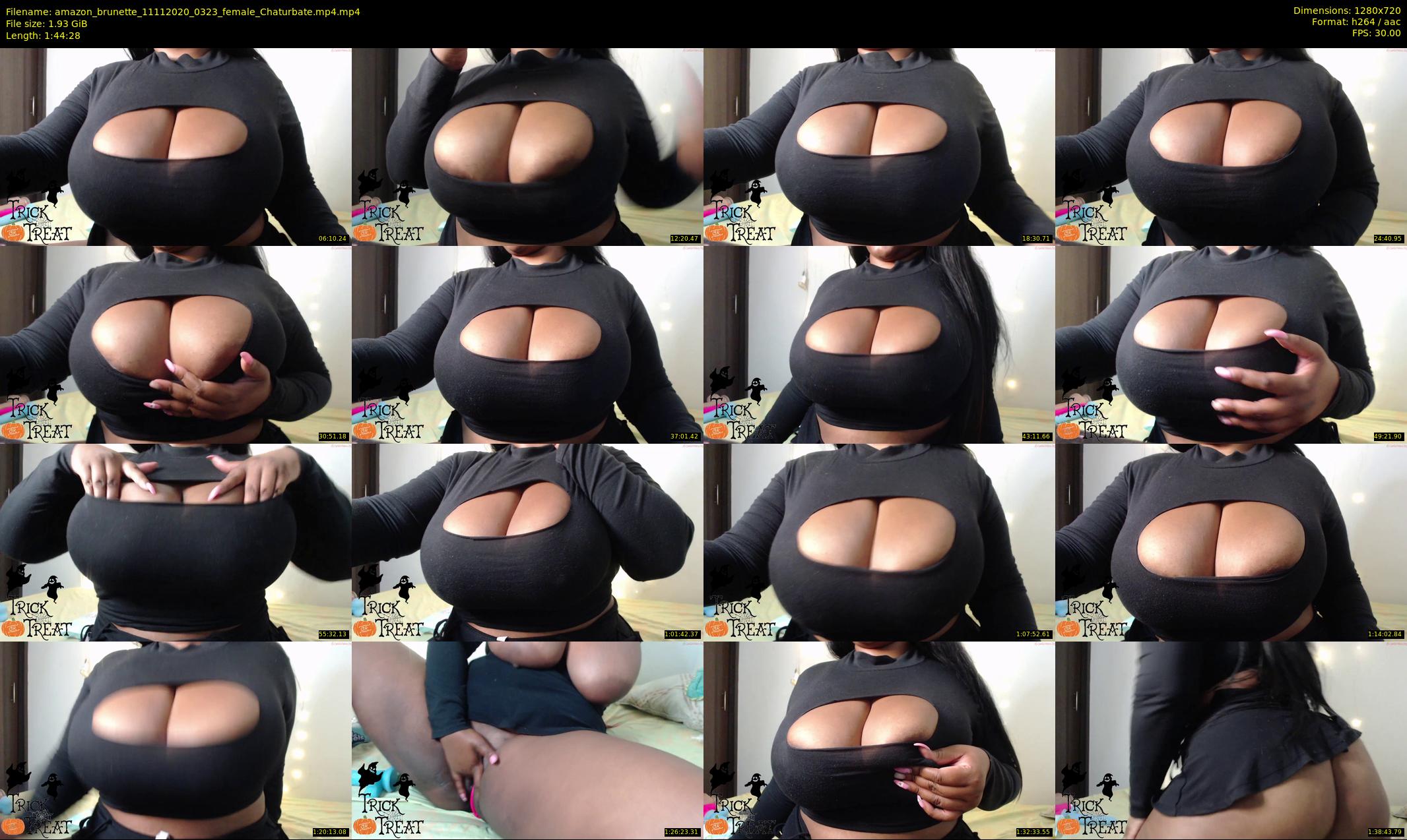 amazon_brunette — 105 minute Chaturbate female cam show recording, 720p, Nov 11, 2020
