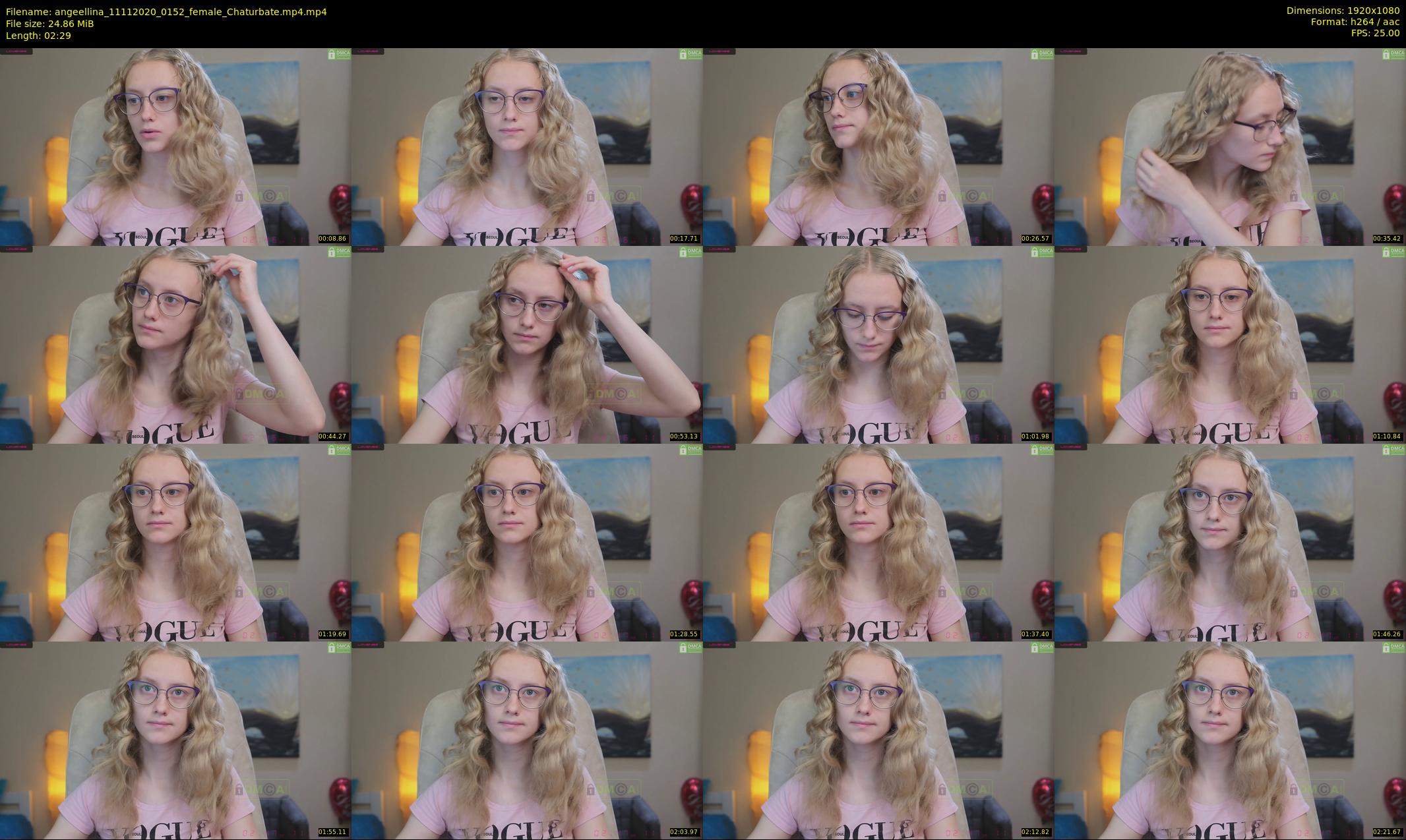 angeellina — 3 minute Chaturbate female cam show recording, 1080p, Nov 11, 2020
