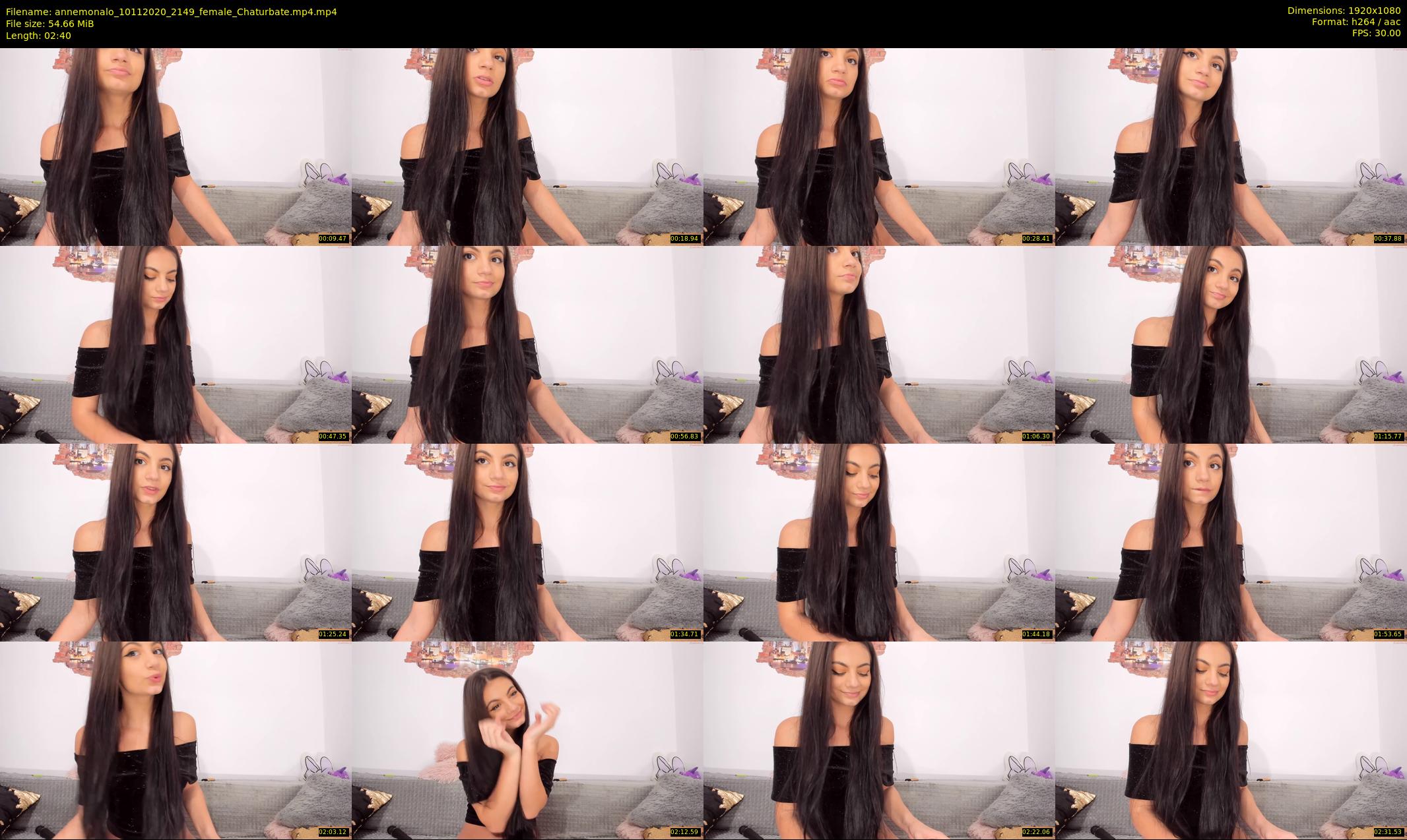annemonalo — 3 minute Chaturbate female cam show recording, 1080p, Nov 10, 2020