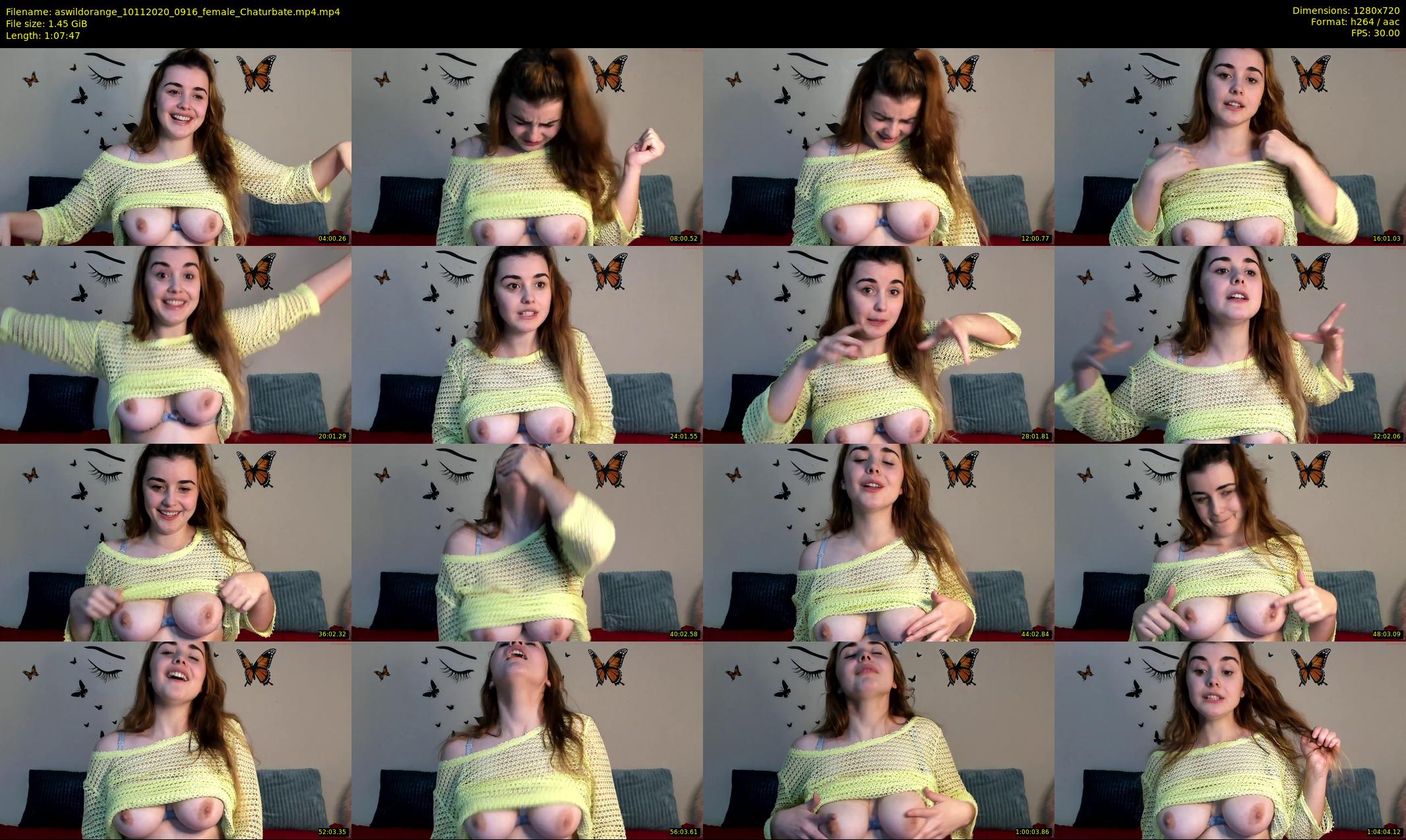 aswildorange — 68 minute Chaturbate female cam show recording, 720p, Nov 10, 2020