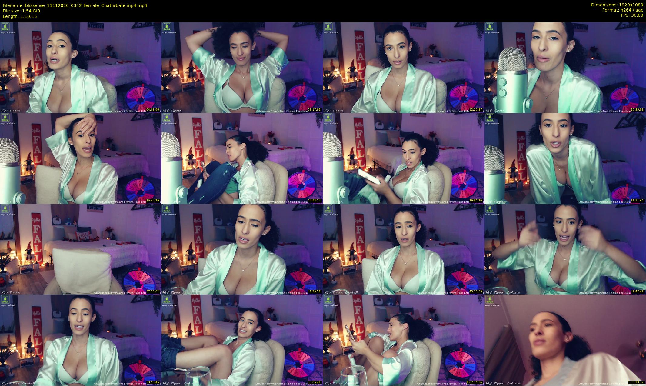 blissense — 71 minute Chaturbate female cam show recording, 1080p, Nov 11, 2020