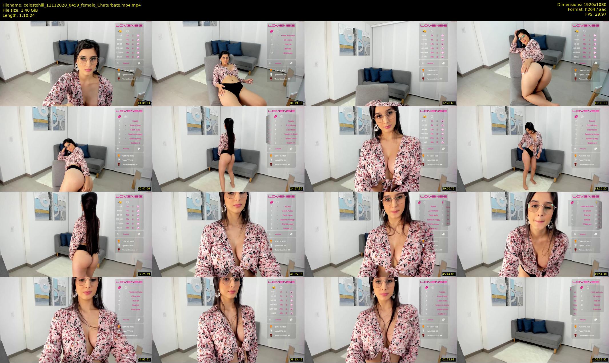 celestehill — 71 minute Chaturbate female cam show recording, 1080p, Nov 11, 2020