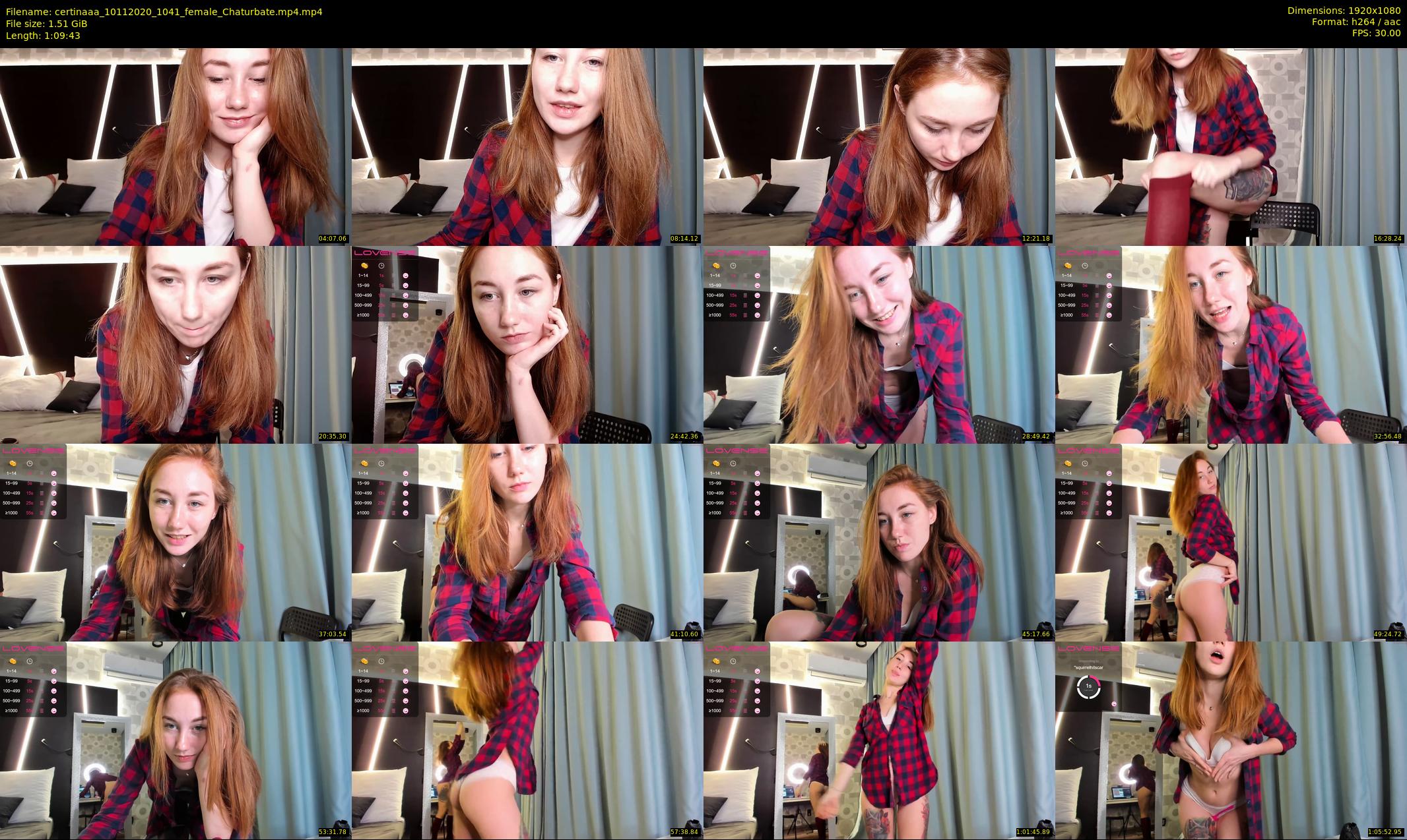 certinaaa — 70 minute Chaturbate female cam show recording, 1080p, Nov 10, 2020