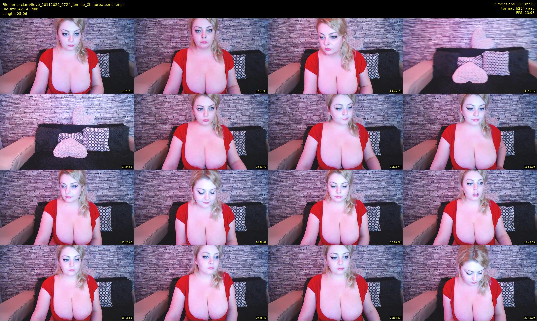 clara4love — 26 minute Chaturbate female cam show recording, 720p, Nov 10, 2020