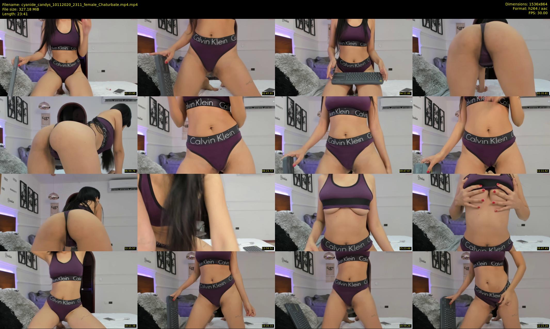 cyanide_candys — 24 minute Chaturbate female cam show recording, 720p, Nov 10, 2020