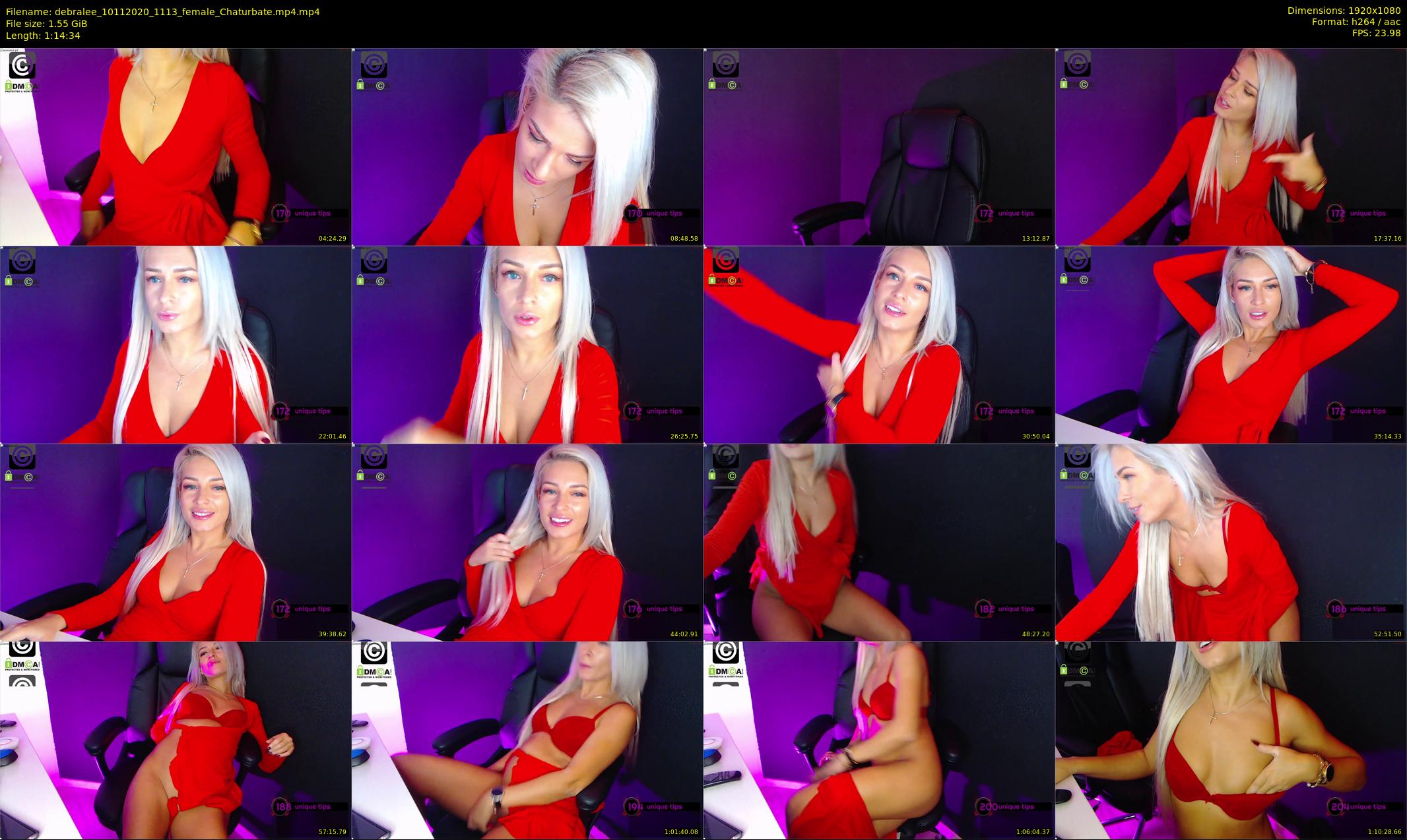 debralee — 75 minute Chaturbate female cam show recording, 1080p, Nov 10, 2020
