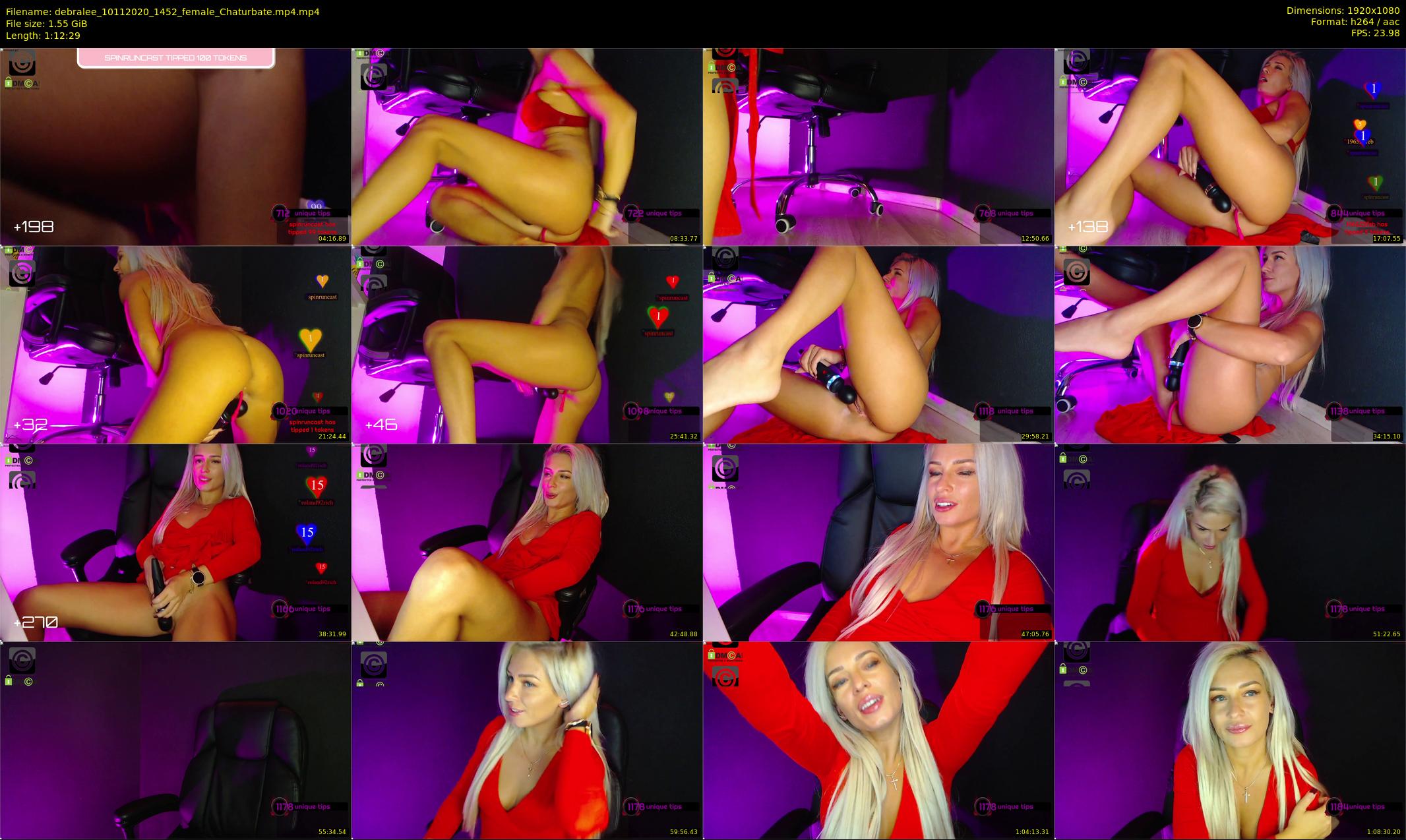 debralee — 73 minute Chaturbate female cam show recording, 1080p, Nov 10, 2020