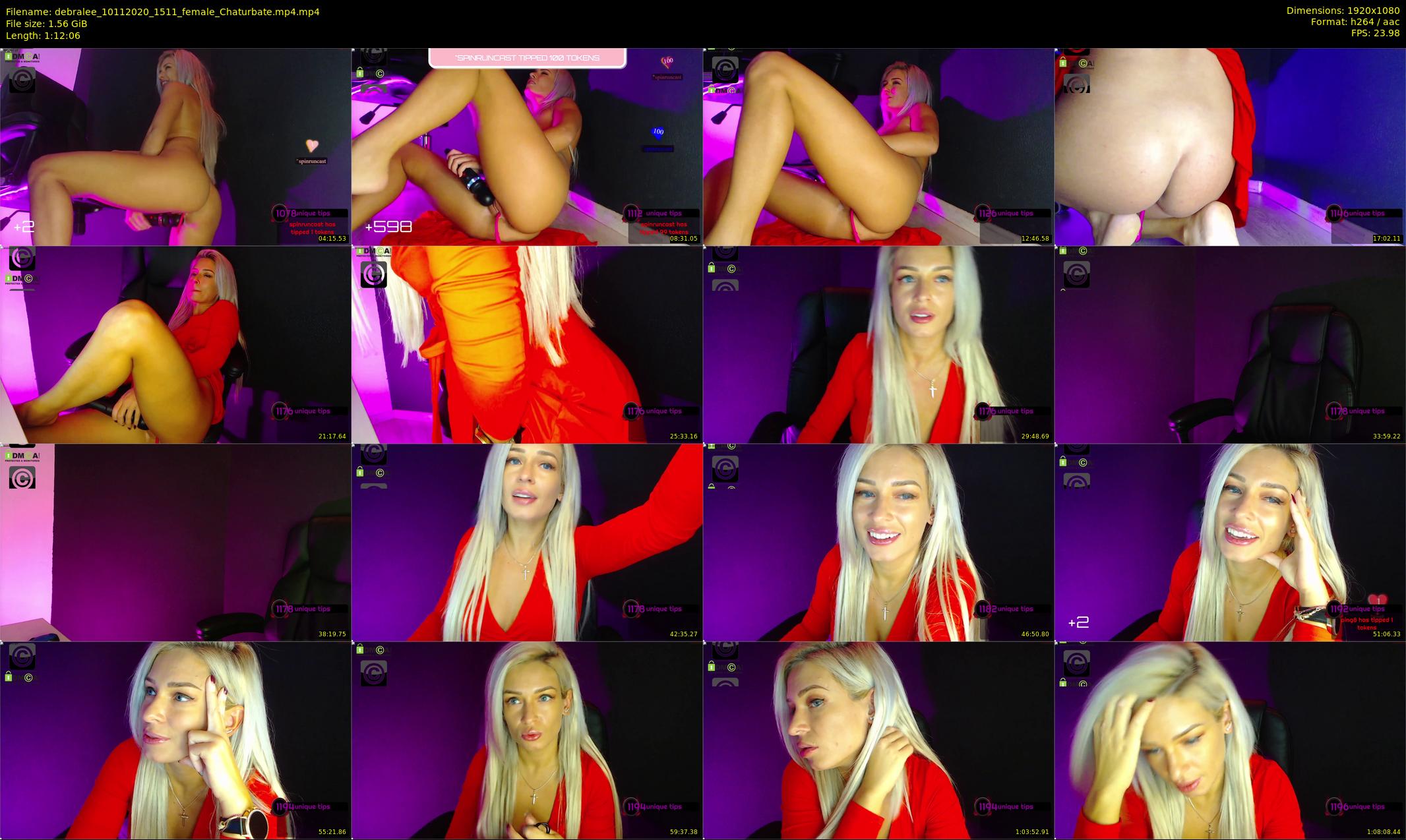 debralee — 73 minute Chaturbate female cam show recording, 1080p, Nov 10, 2020