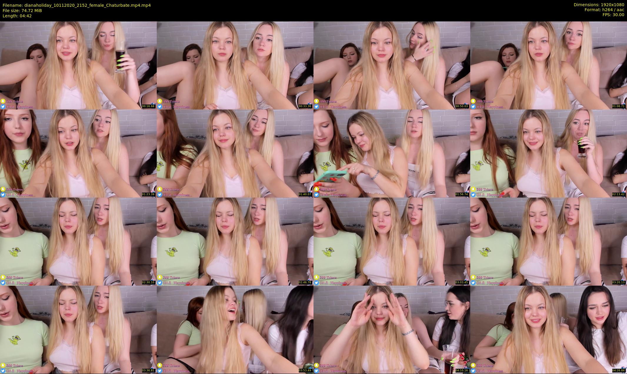dianaholiday — 5 minute Chaturbate female cam show recording, 1080p, Nov 10, 2020