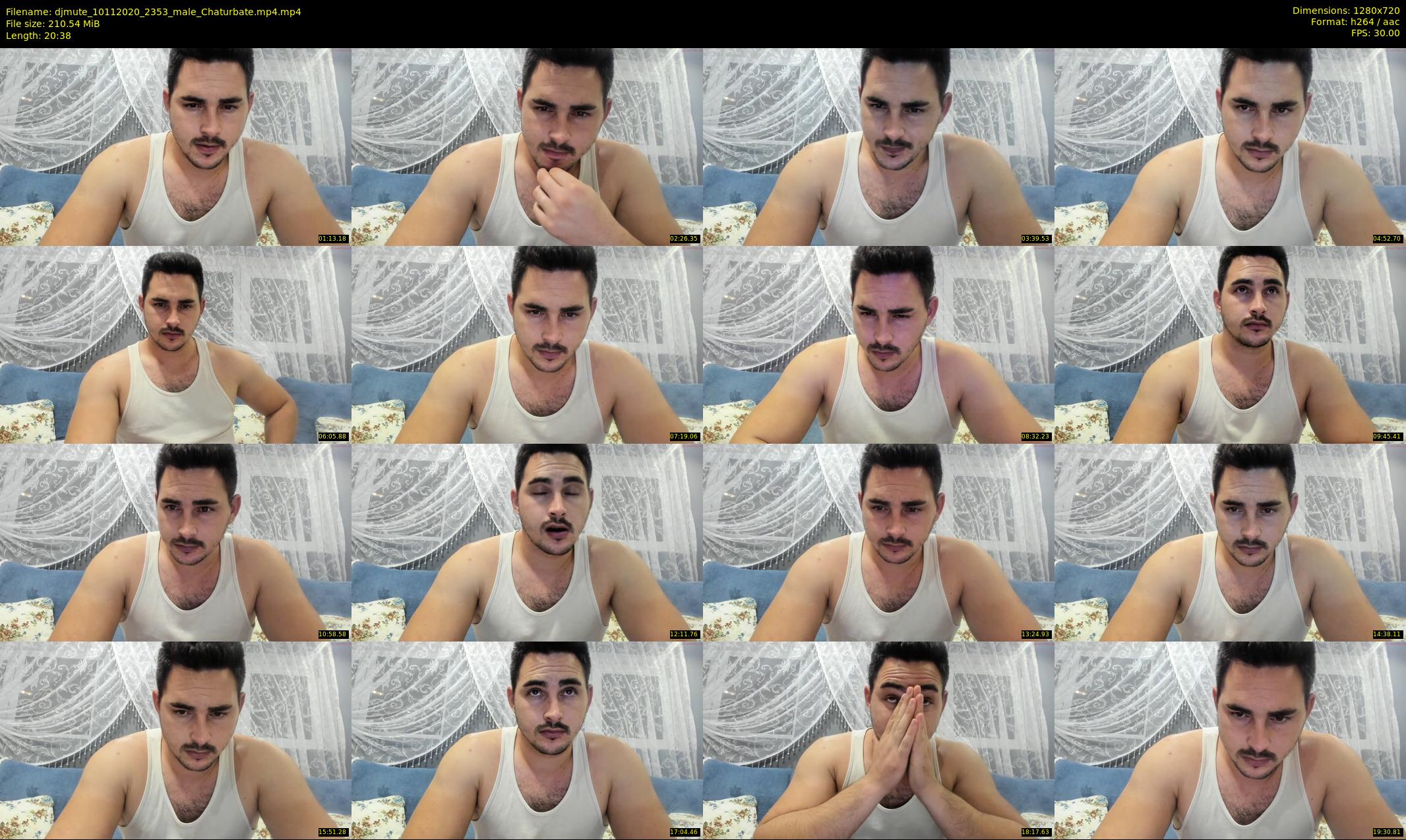 djmute — 21 minute Chaturbate male cam show recording, 720p, Nov 10, 2020