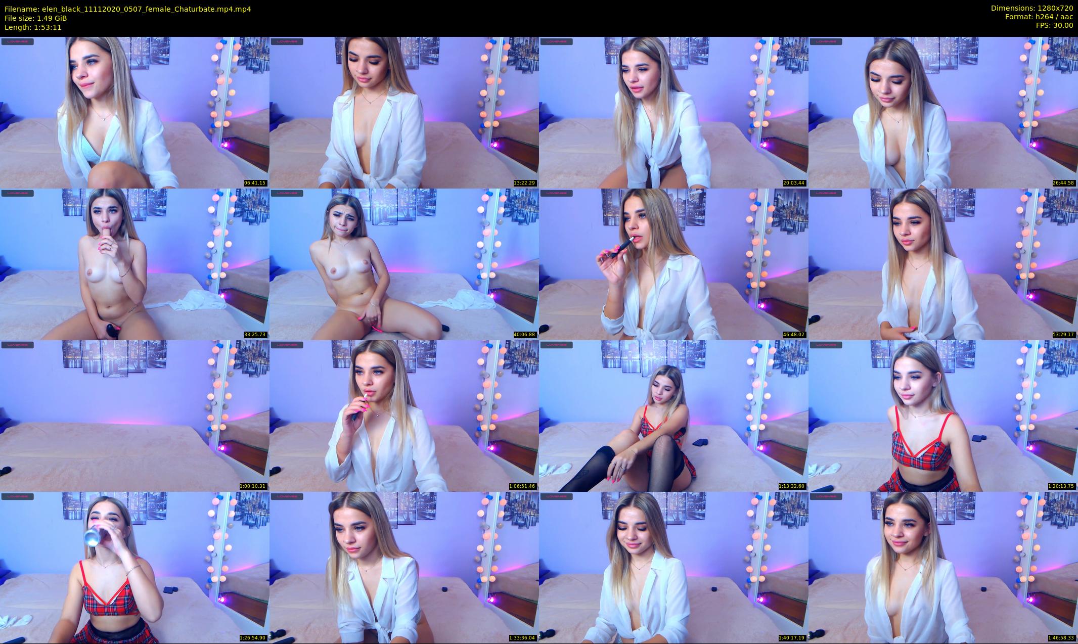 elen_black — 114 minute Chaturbate female cam show recording, 720p, Nov 11, 2020