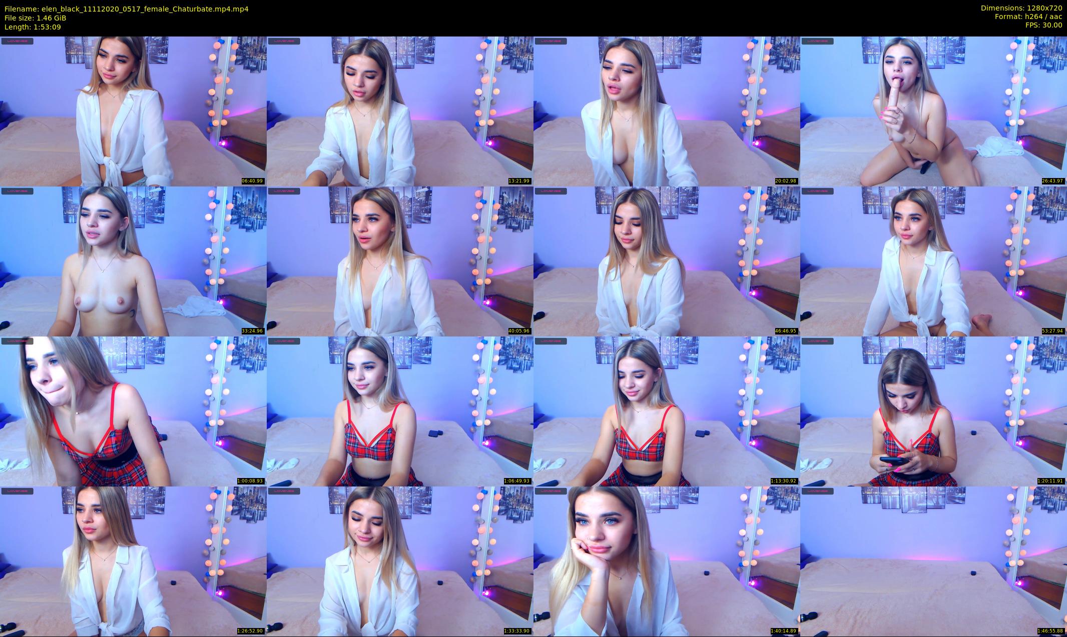 elen_black — 114 minute Chaturbate female cam show recording, 720p, Nov 11, 2020