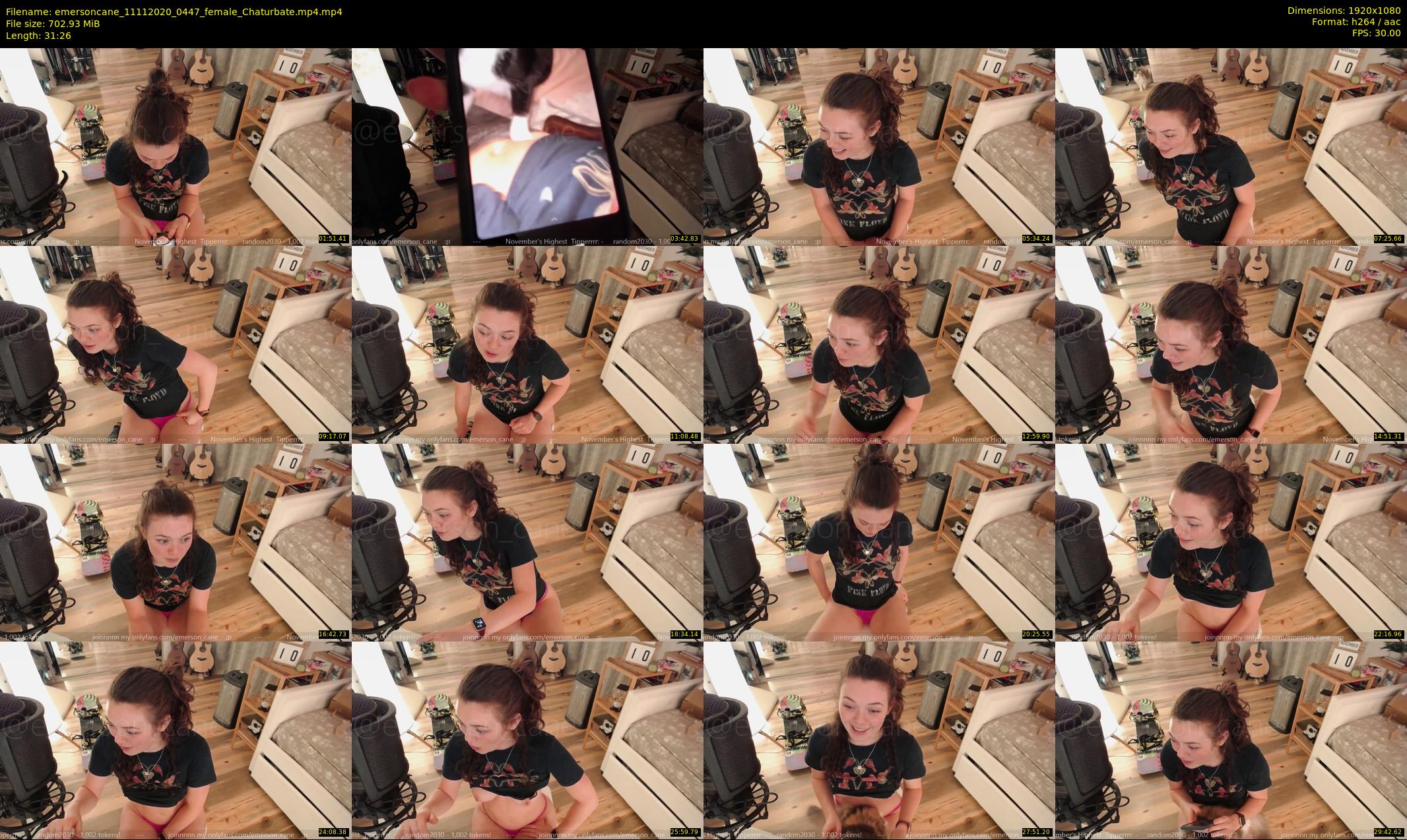 emersoncane — 32 minute Chaturbate female cam show recording, 1080p, Nov 11, 2020