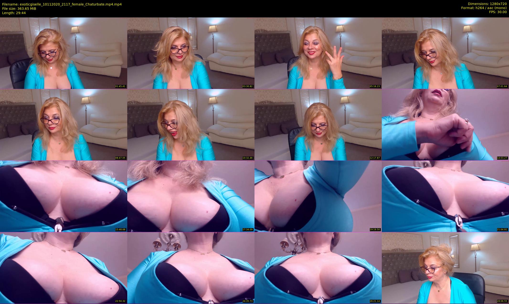 exoticgiselle — 30 minute Chaturbate female cam show recording, 720p, Nov 10, 2020