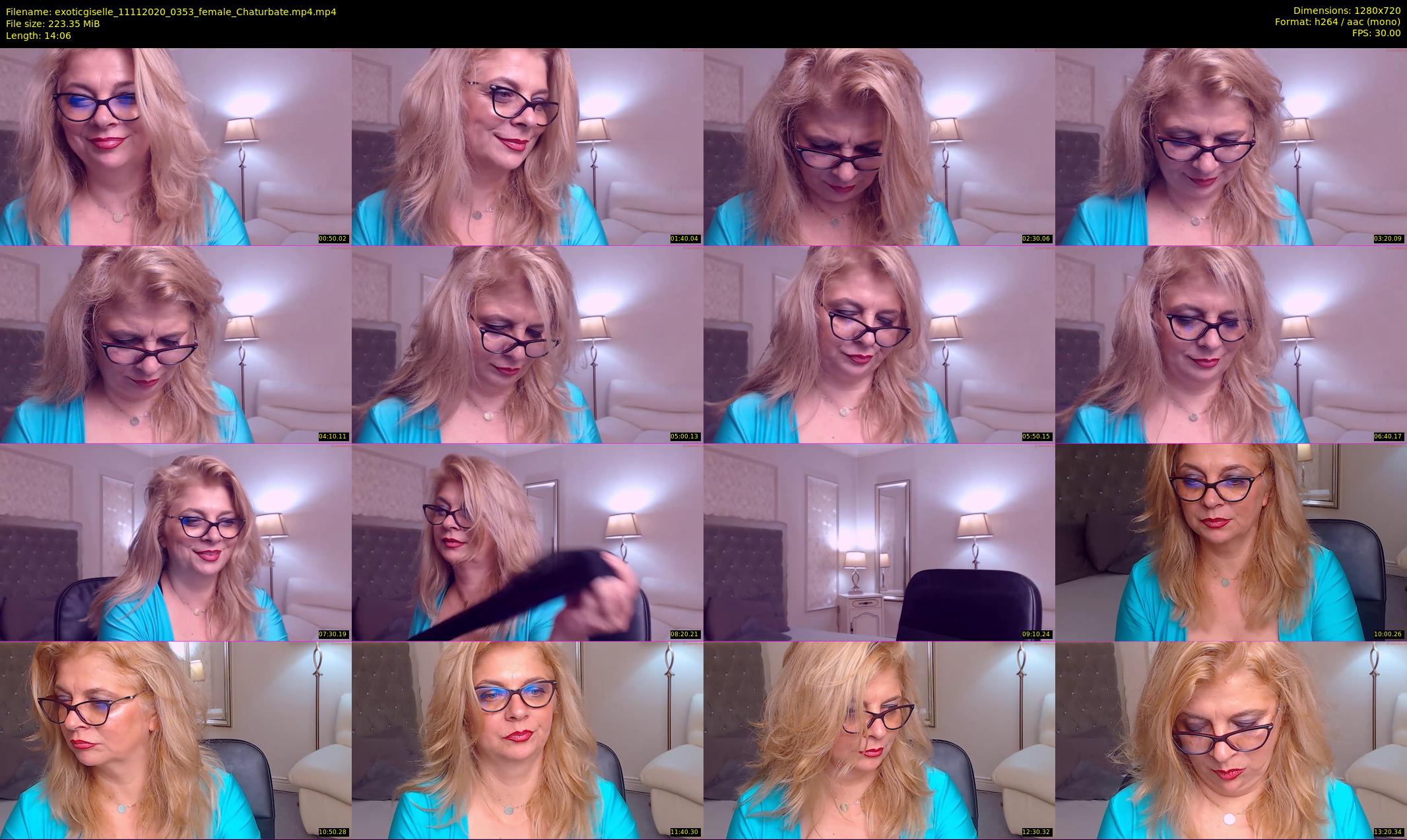 exoticgiselle — 15 minute Chaturbate female cam show recording, 720p, Nov 11, 2020
