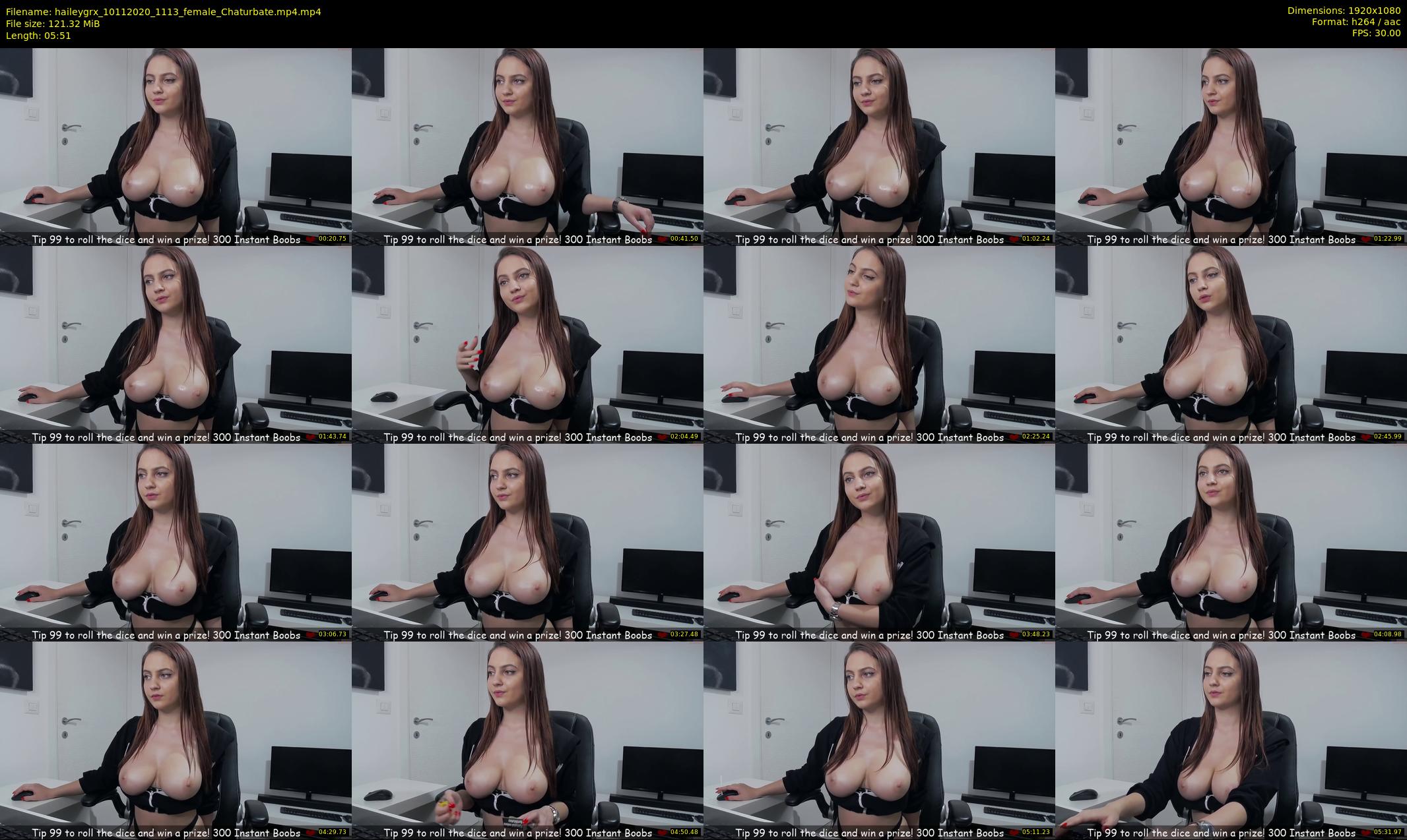haileygrx — 6 minute Chaturbate female cam show recording, 1080p, Nov 10, 2020
