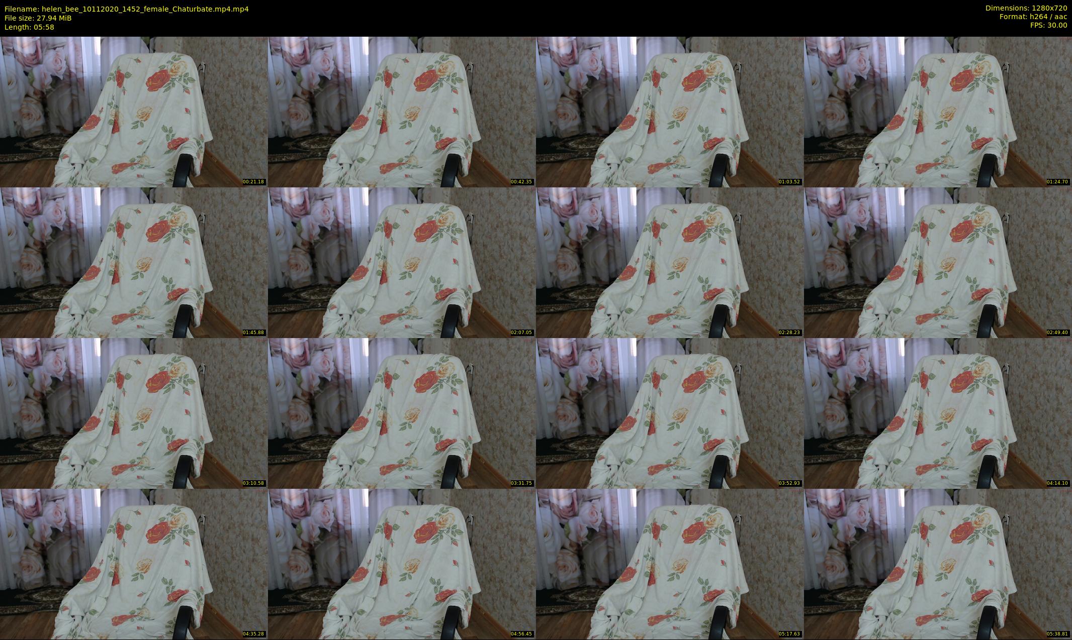 helen_bee — 6 minute Chaturbate female cam show recording, 720p, Nov 10, 2020