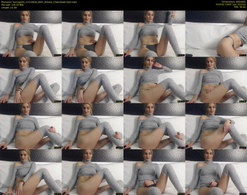 hornygirllx — 21 minute Chaturbate female cam show recording, 480p, Nov 11, 2020