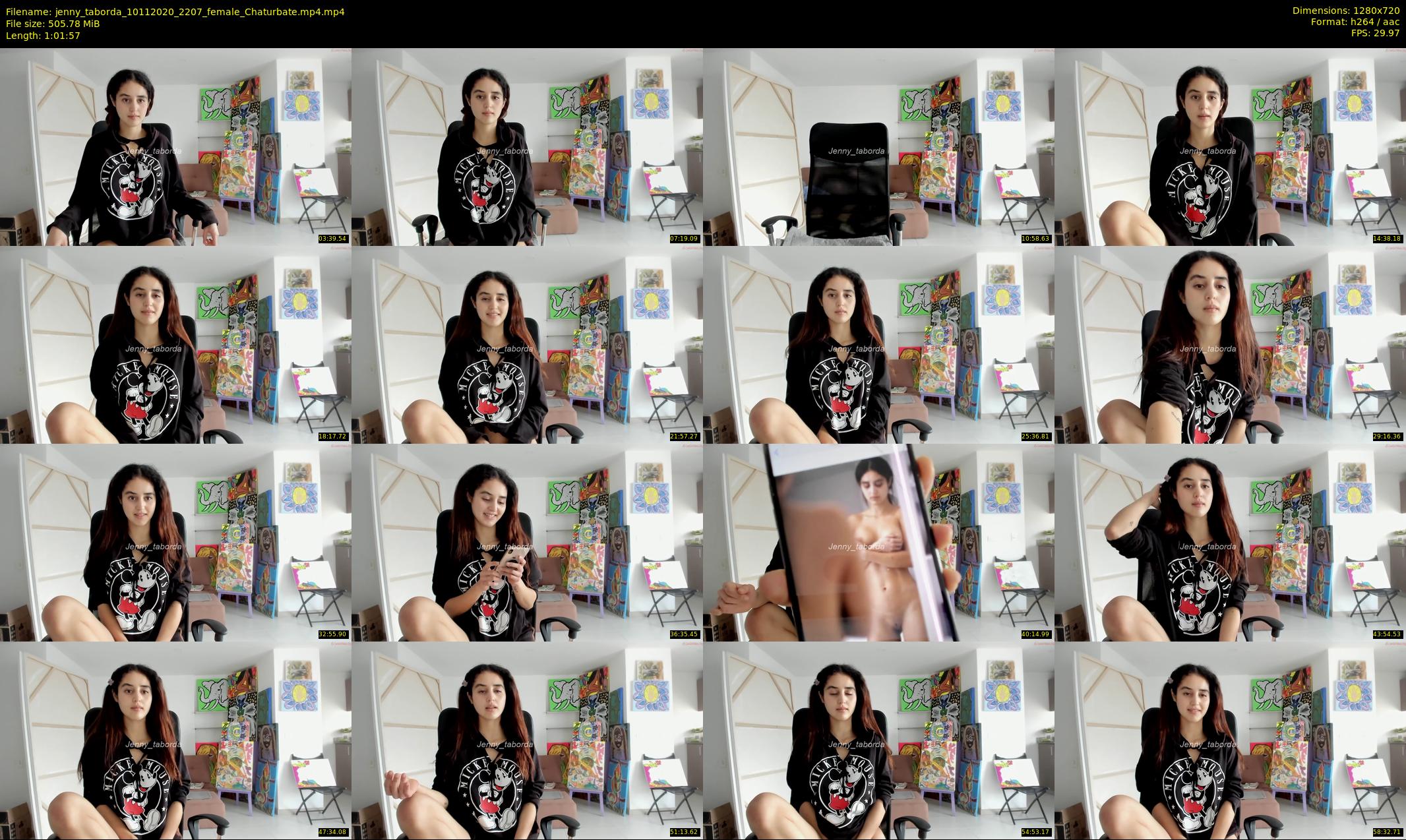 jenny_taborda — 62 minute Chaturbate female cam show recording, 720p, Nov 10, 2020