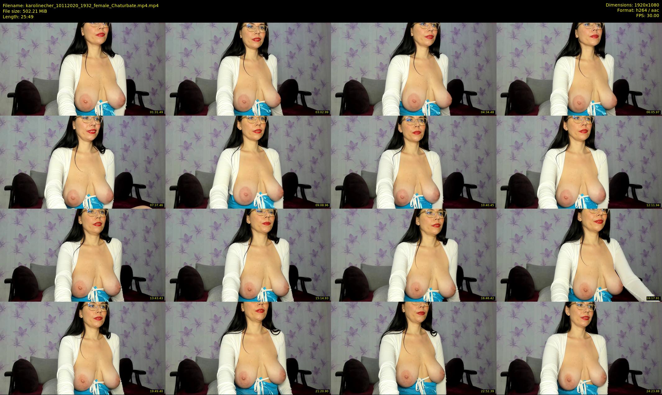karolinecher — 26 minute Chaturbate female cam show recording, 1080p, Nov 10, 2020