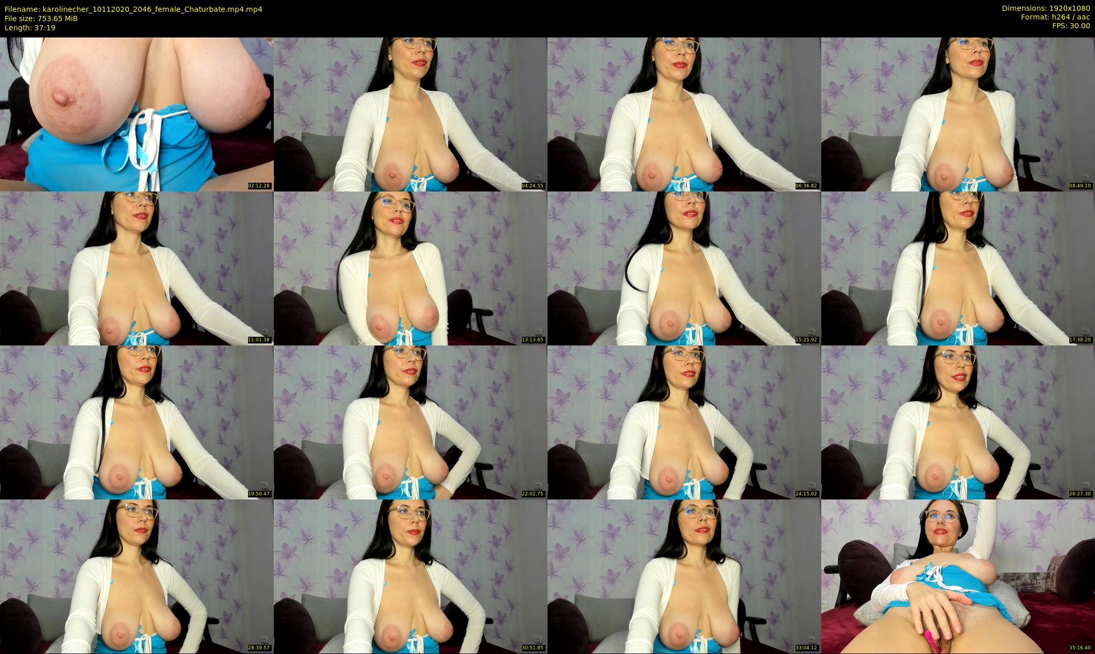 karolinecher — 38 minute Chaturbate female cam show recording, 1080p, Nov 10, 2020