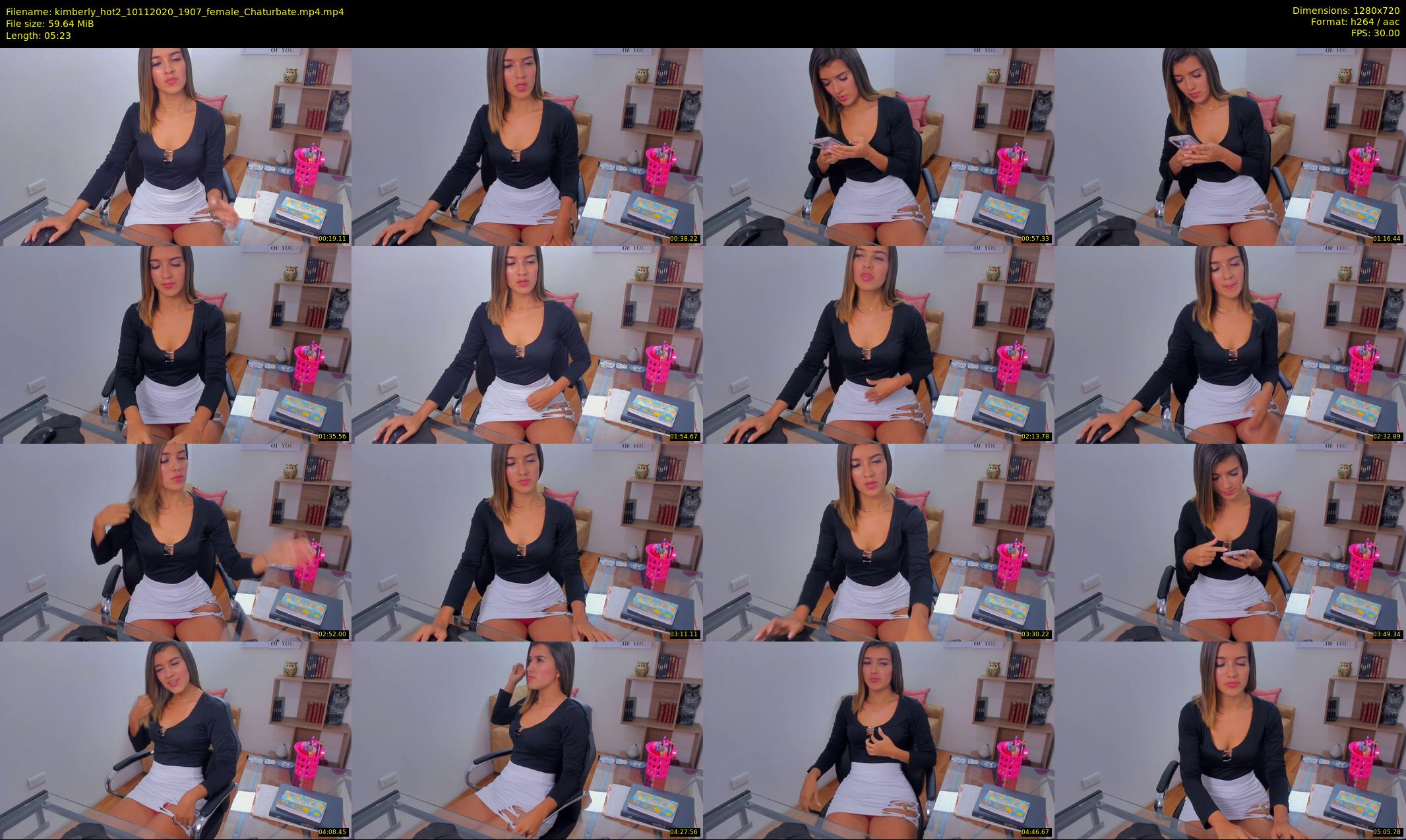kimberly_hot2 — 6 minute Chaturbate female cam show recording, 720p, Nov 10, 2020