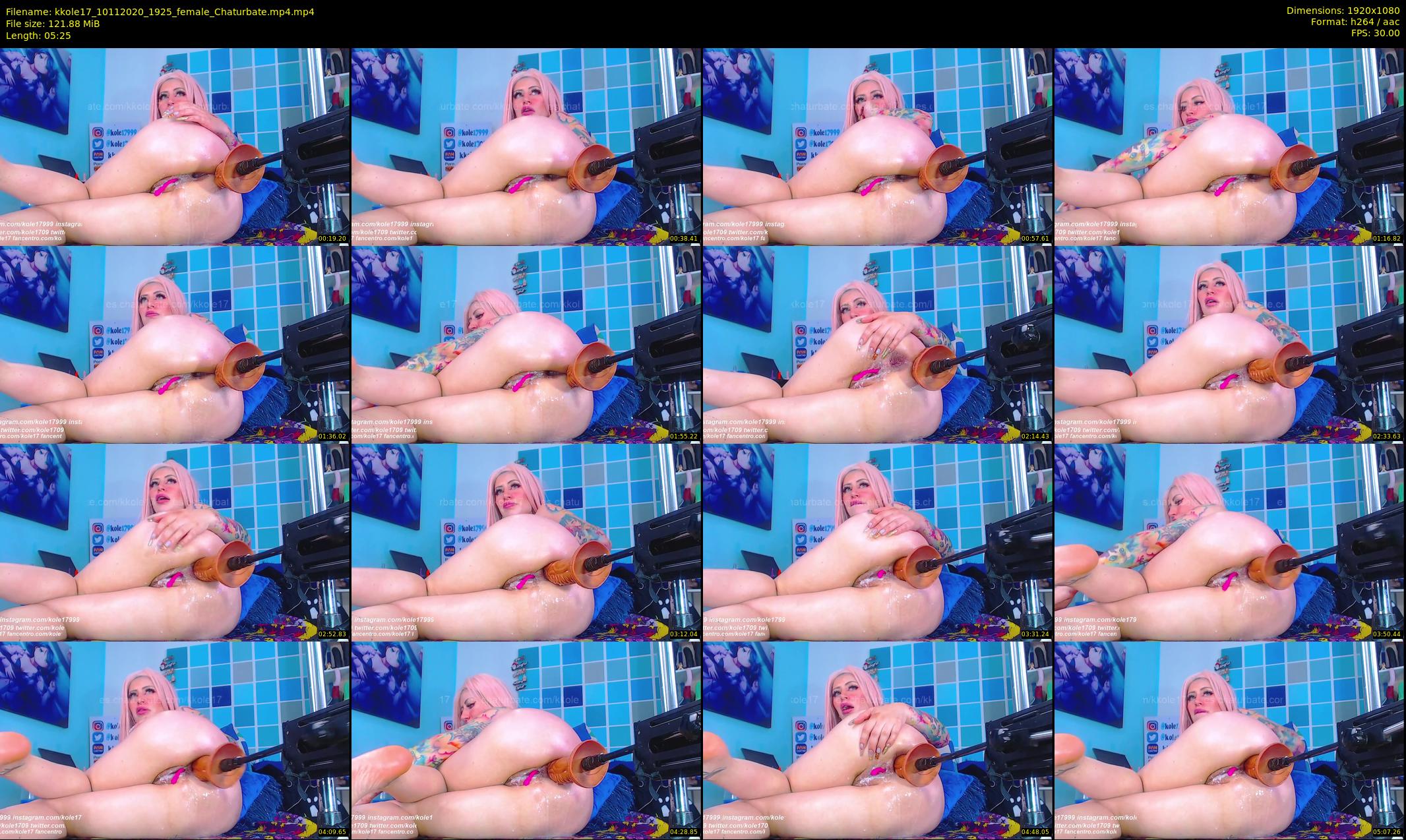 kkole17 — 6 minute Chaturbate female cam show recording, 1080p, Nov 10, 2020