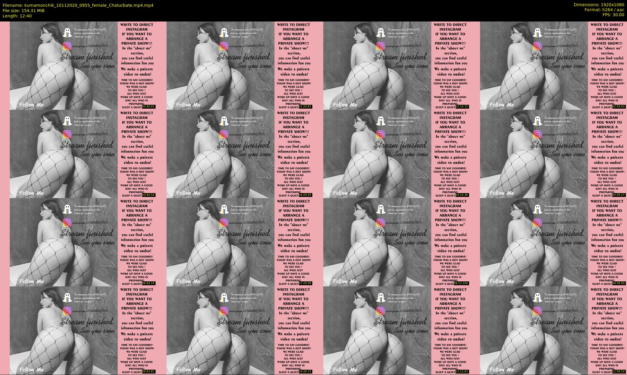 kumamonchik — 13 minute Chaturbate couple cam show recording, 1080p, Nov 10, 2020